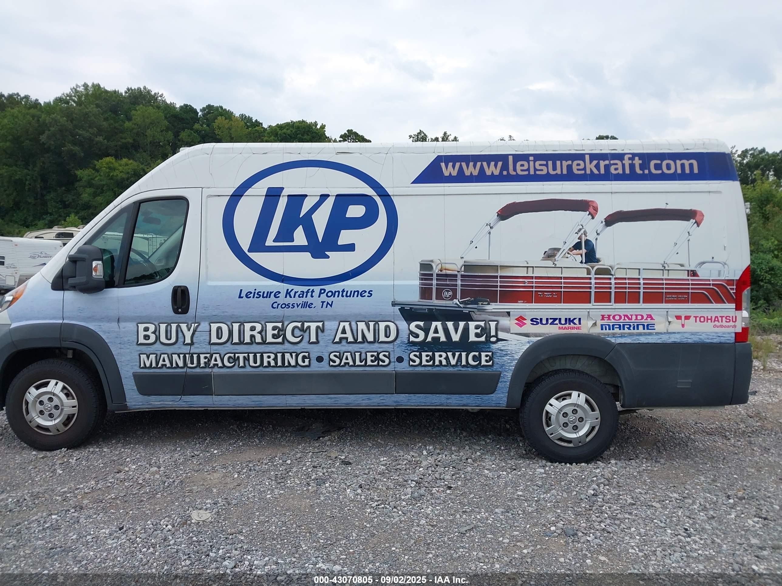 2015 Ram Promaster 3500 High Roof White vin: 3C6URVJDXFE513477