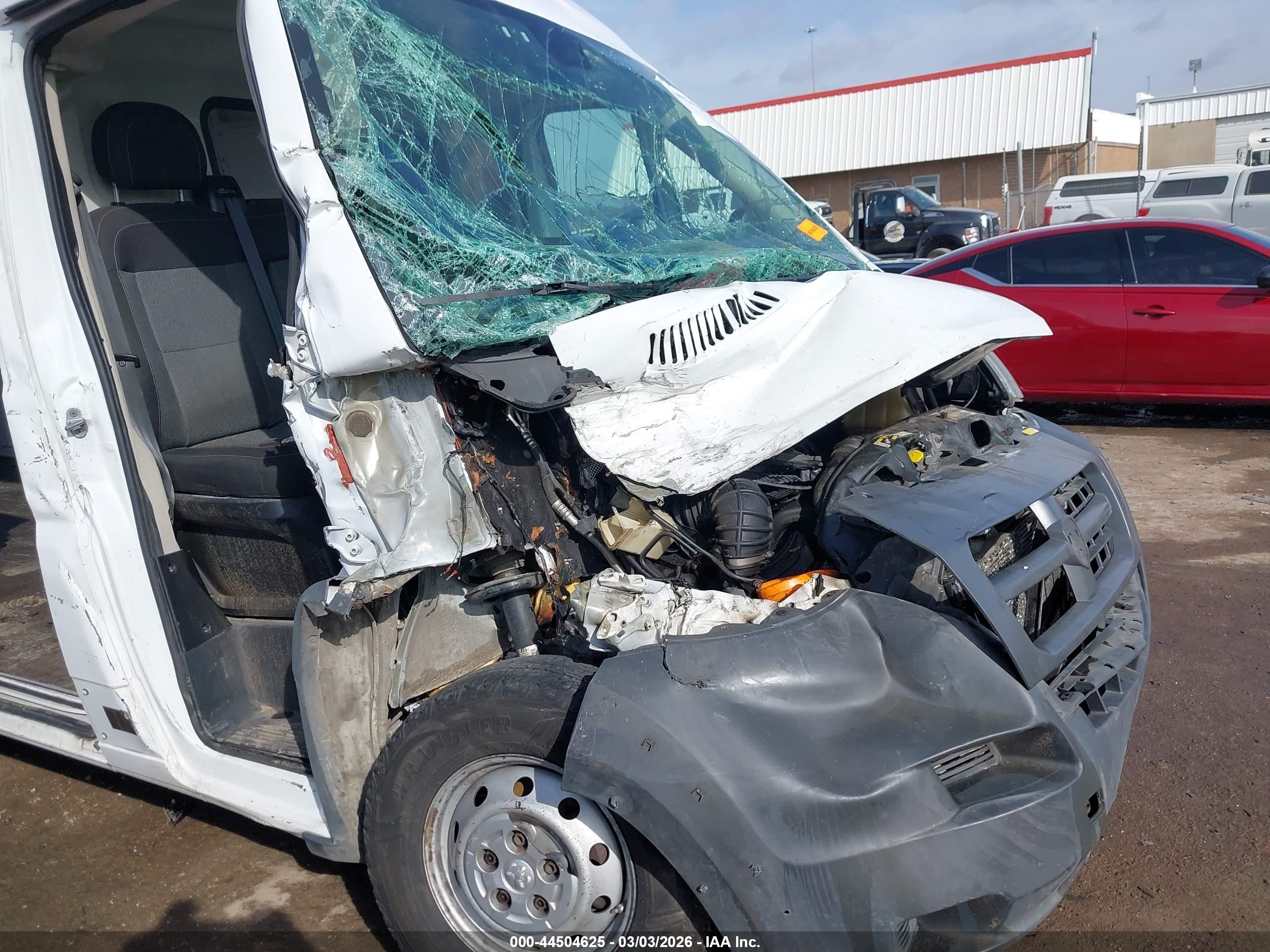 2014 Ram Promaster 3500 High Roof Белый vin: 3C6URVJG3EE103872