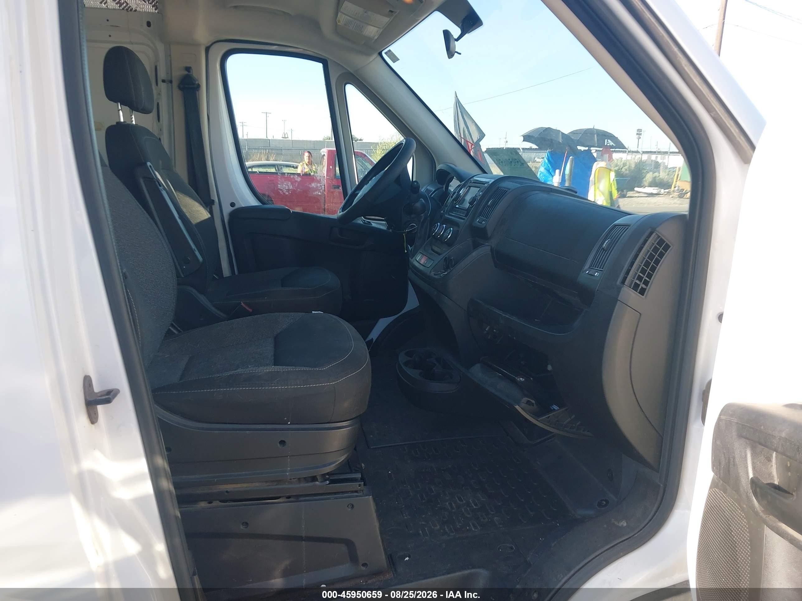 2015 Ram Promaster 3500 High Roof White vin: 3C6URVJG3FE506820