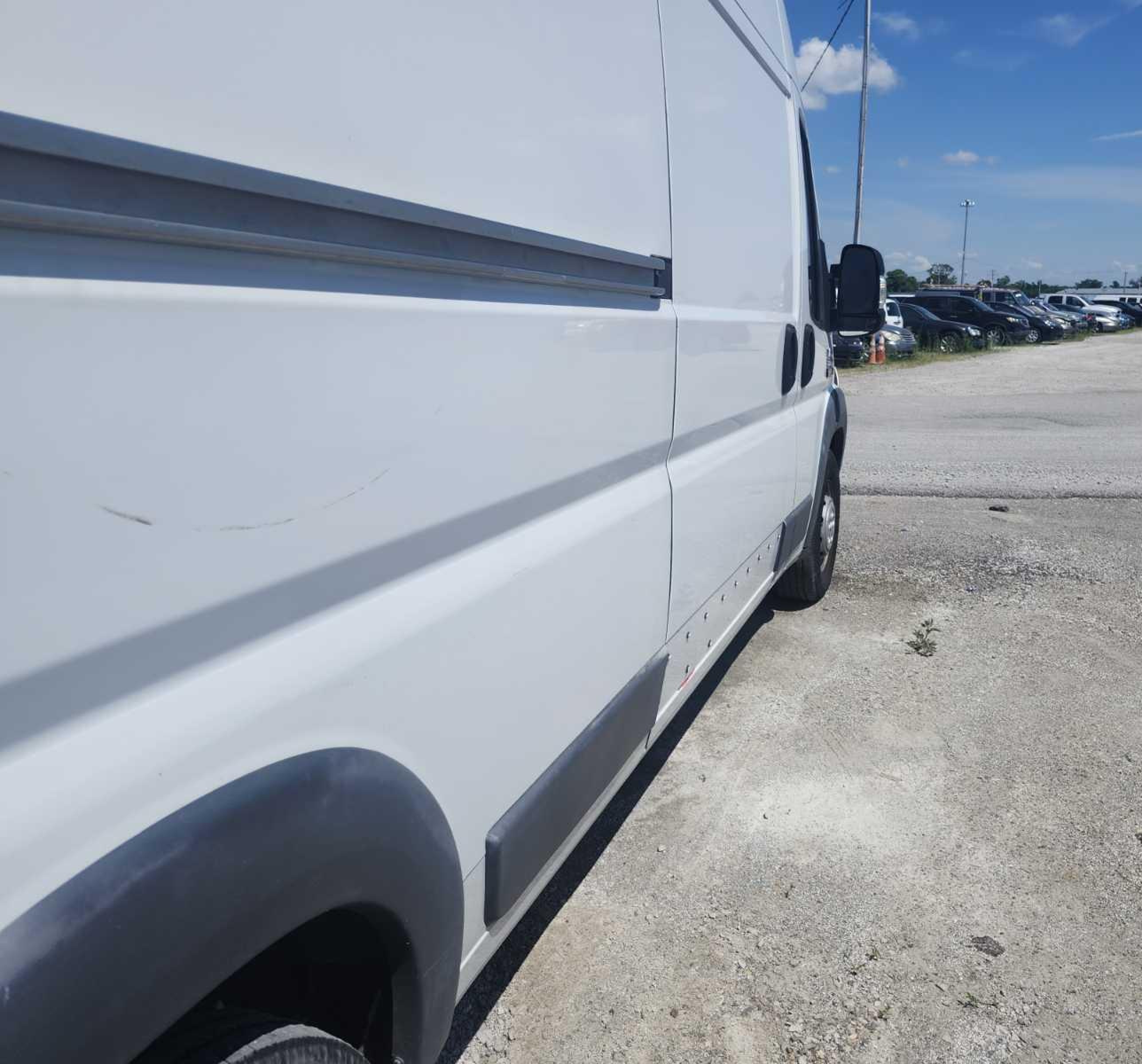 2015 Ram Promaster 3500 High Roof White vin: 3C6URVJG8FE509762