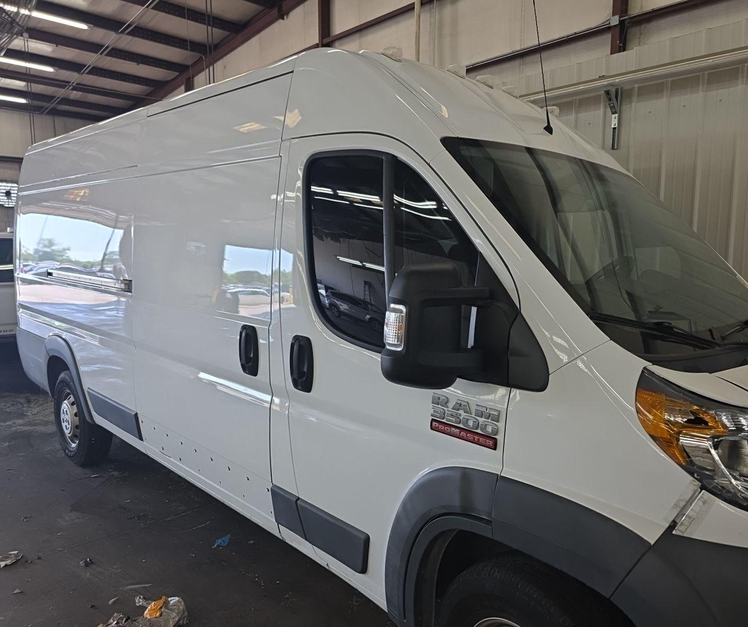 2015 Ram Promaster 3500 High Roof White vin: 3C6URVJG8FE509762