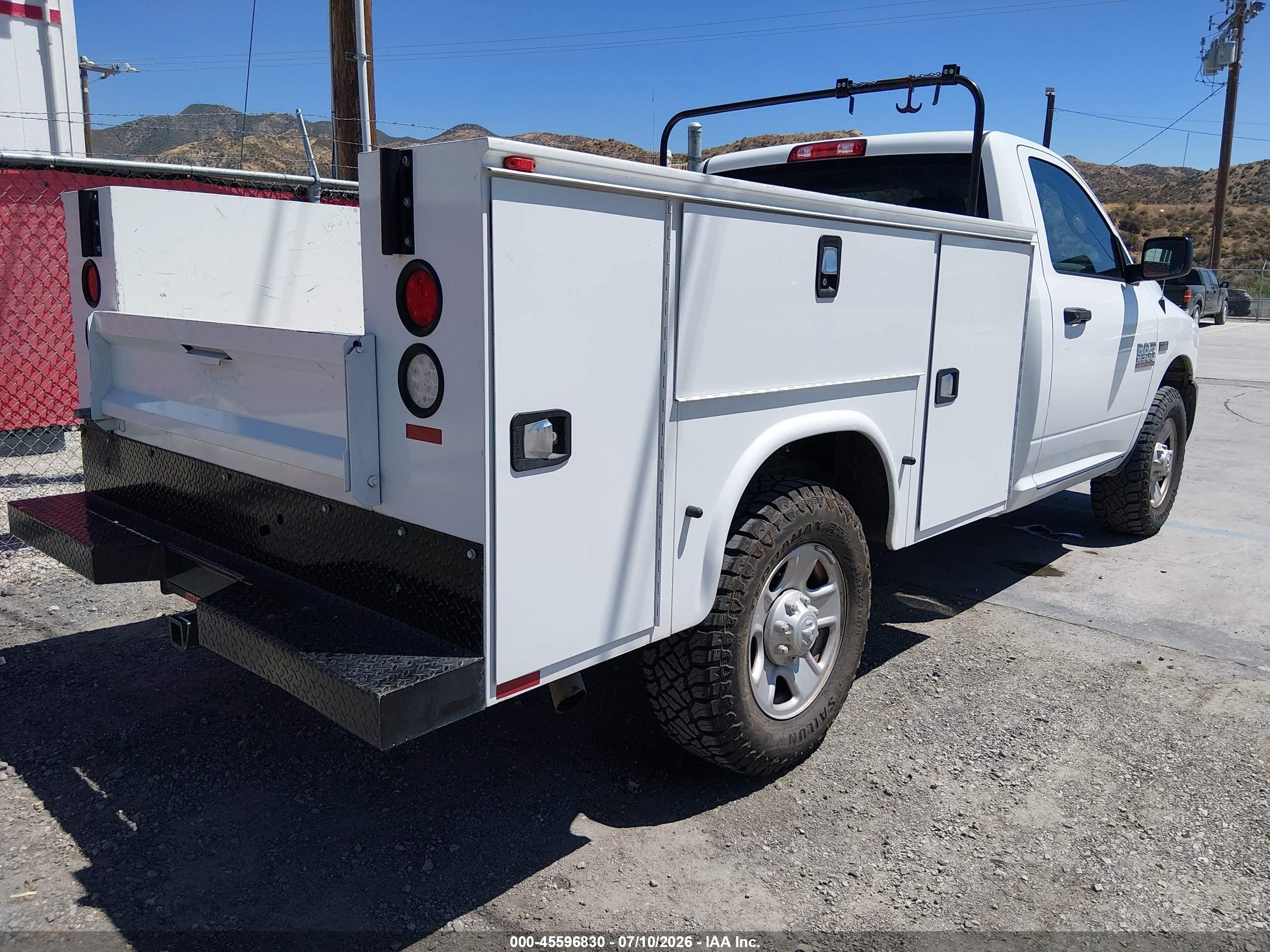 2015 Ram 2500 Tradesman Белый vin: 3C7WR4AT4FG704824