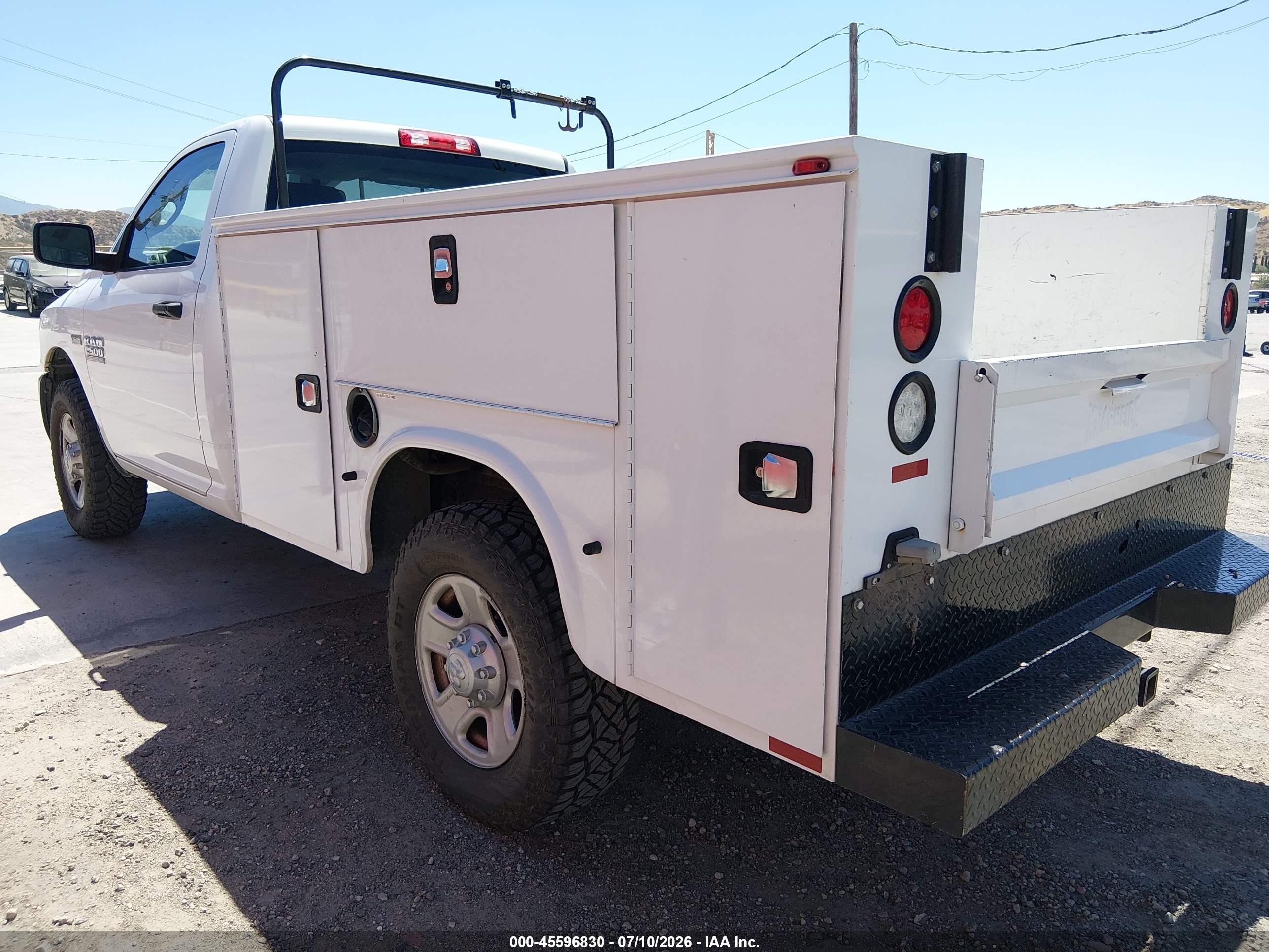2015 Ram 2500 Tradesman Белый vin: 3C7WR4AT4FG704824