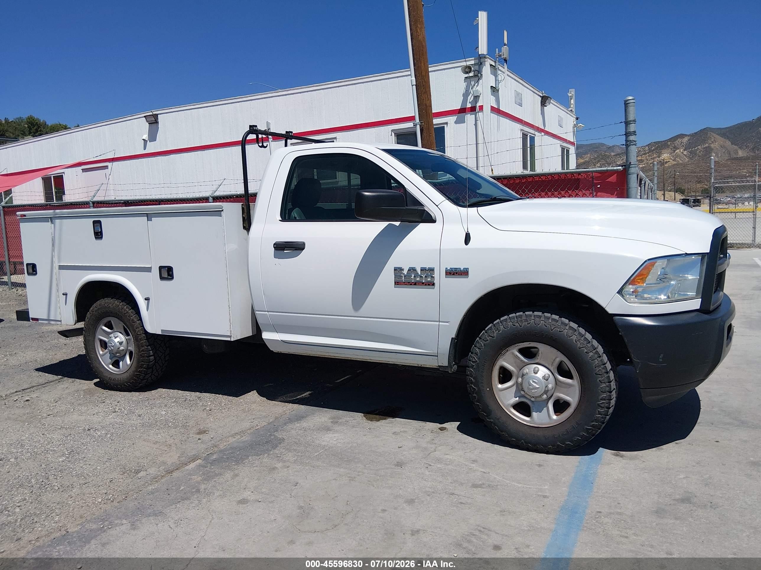 2015 Ram 2500 Tradesman Белый vin: 3C7WR4AT4FG704824