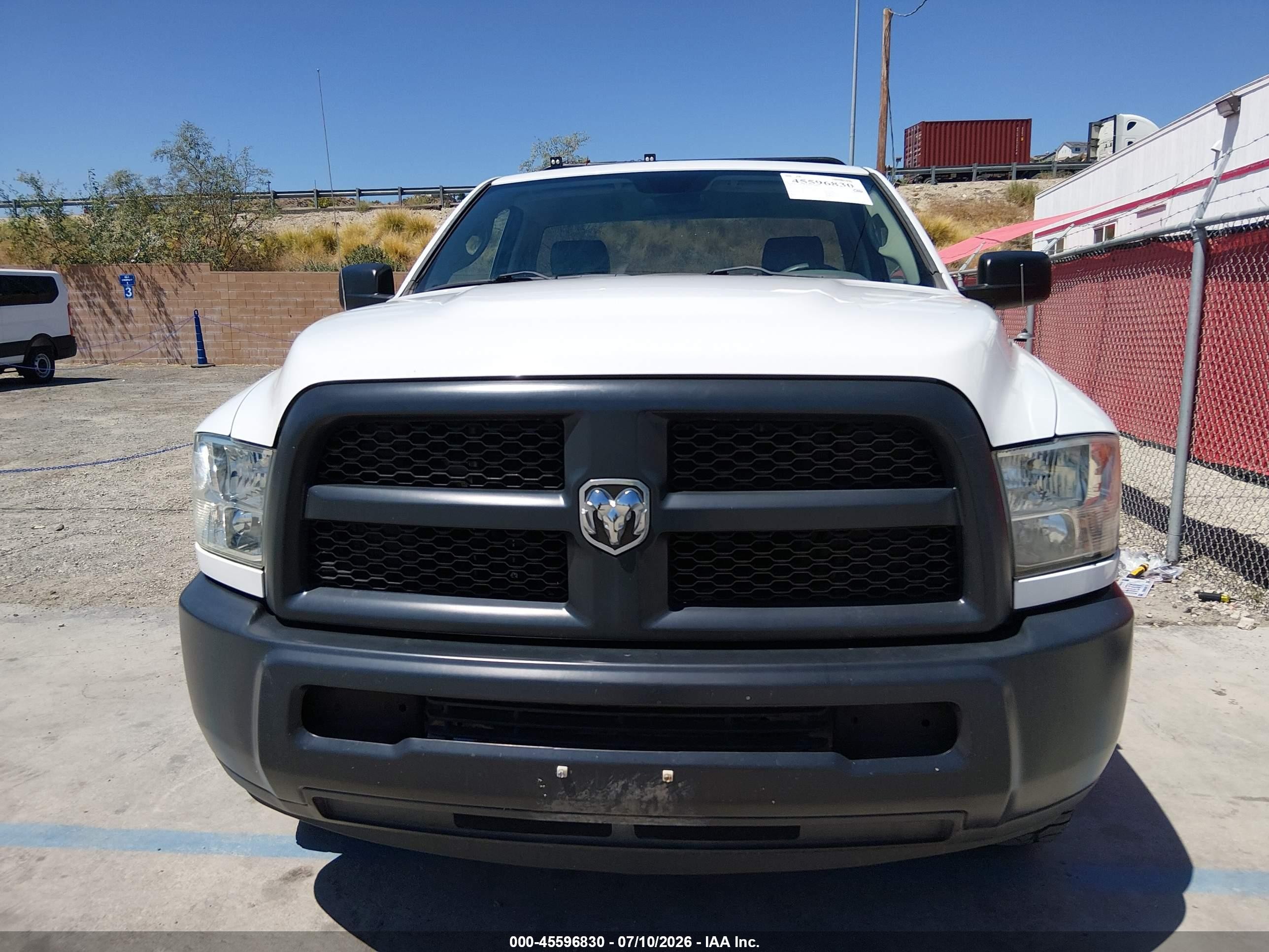 2015 Ram 2500 Tradesman Белый vin: 3C7WR4AT4FG704824