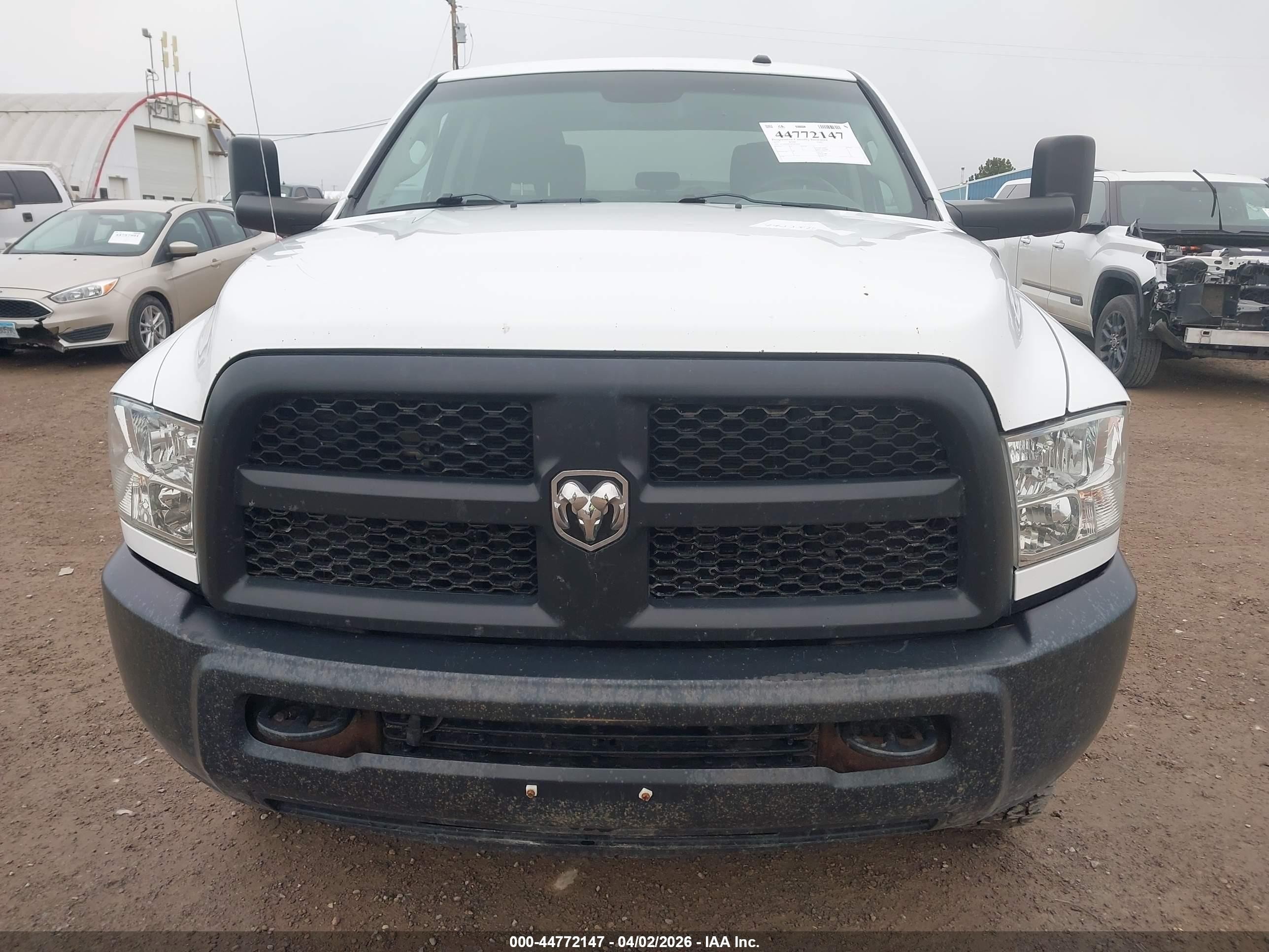 2015 Ram 2500 Tradesman White vin: 3C7WR5HT6FG659400
