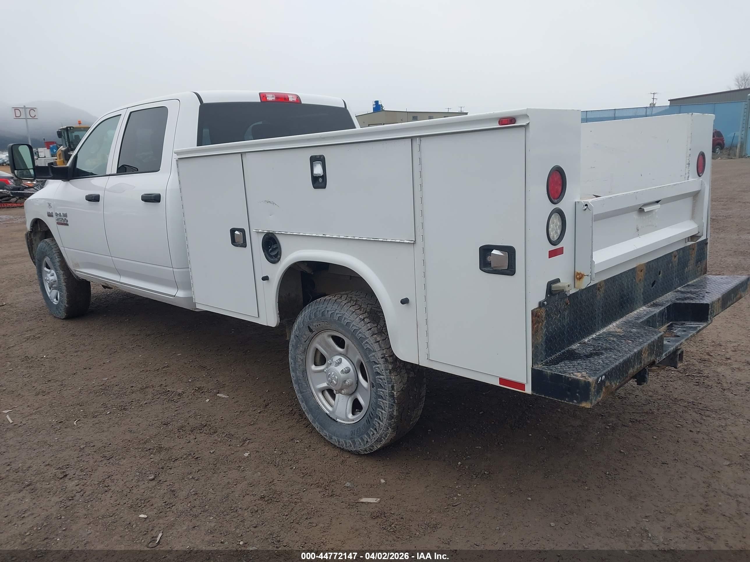 2015 Ram 2500 Tradesman White vin: 3C7WR5HT6FG659400