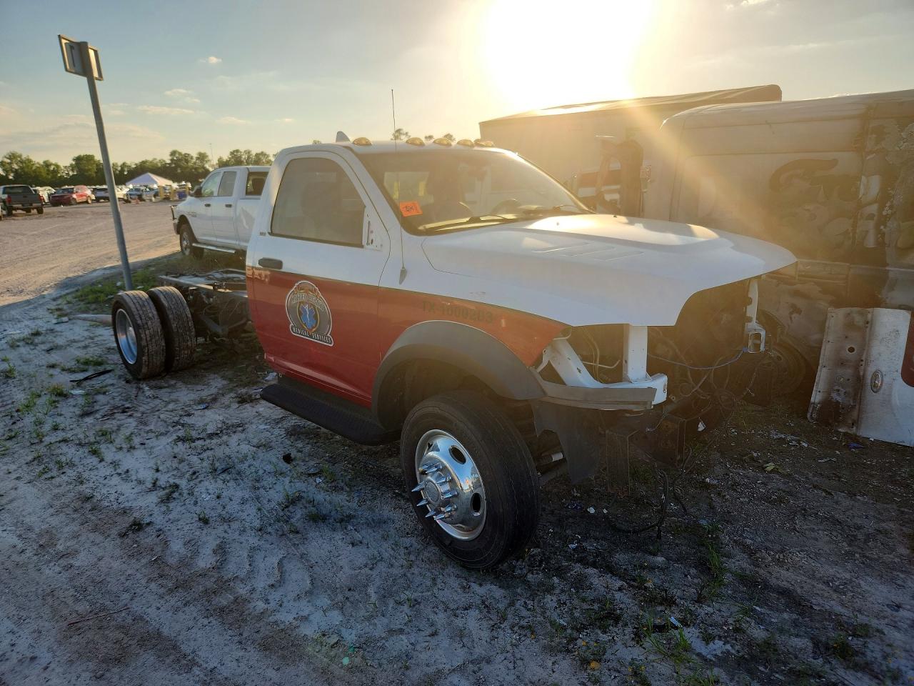 2014 Ram 4500 White vin: 3C7WRKBL6EG127795