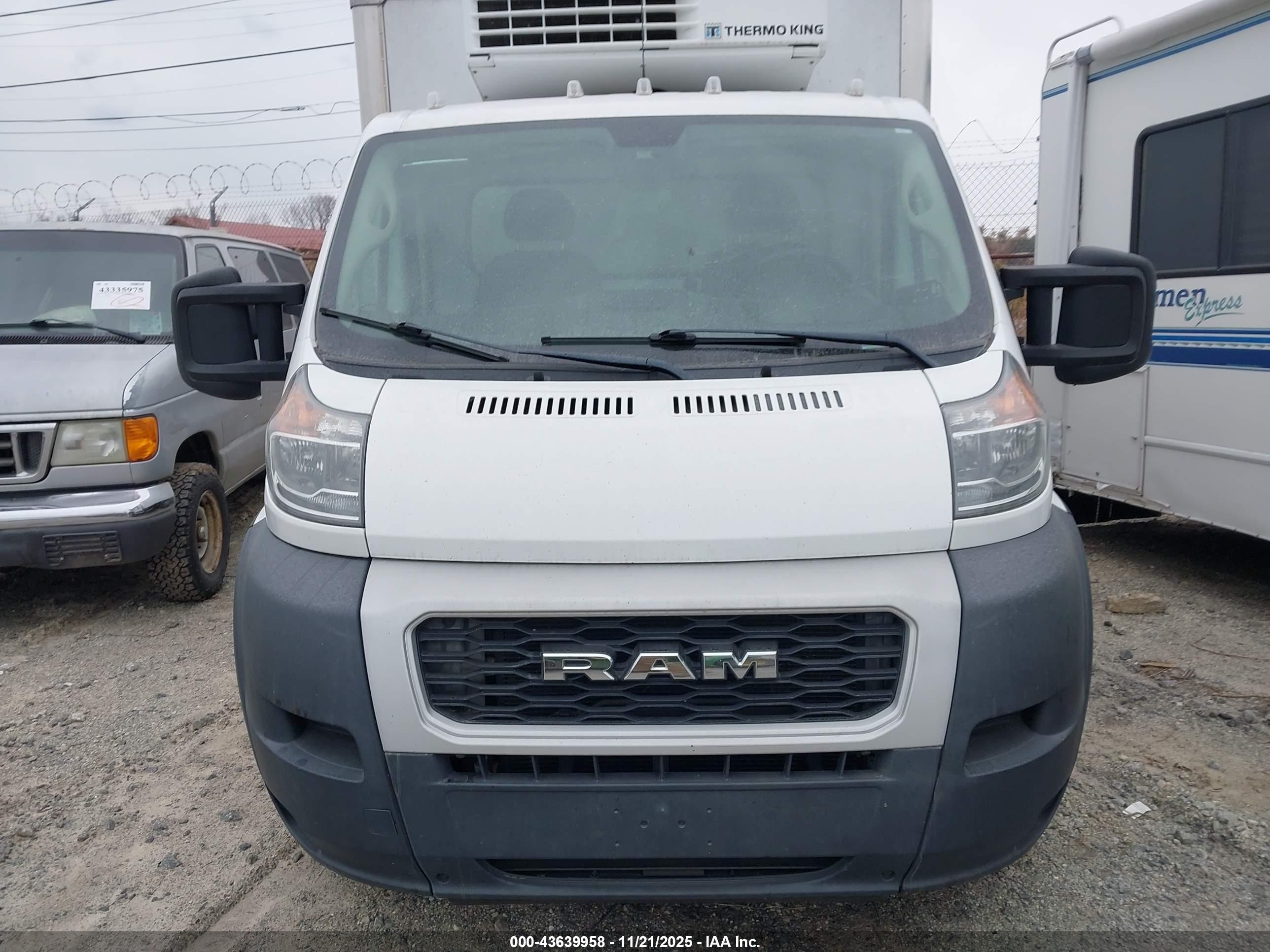 2019 Ram Promaster 3500 Cab *ors*   Белый vin: 3C7WRVEG1KE545835