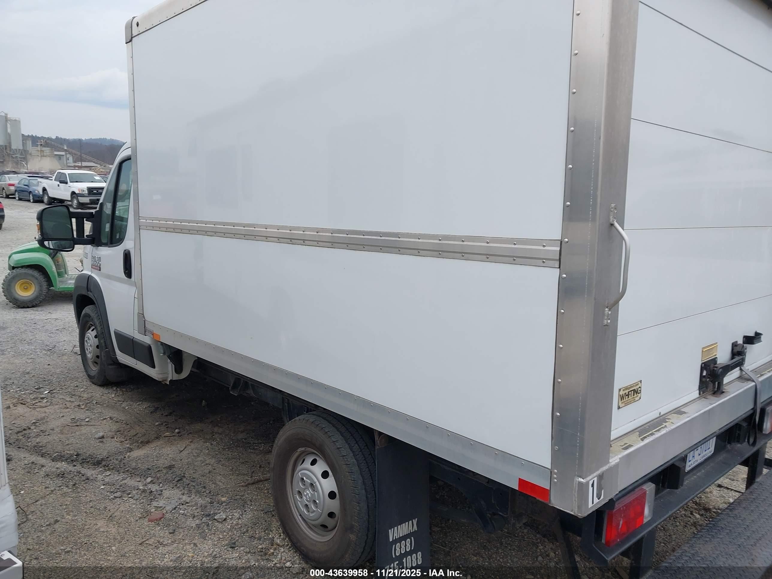 2019 Ram Promaster 3500 Cab *ors*   Белый vin: 3C7WRVEG1KE545835