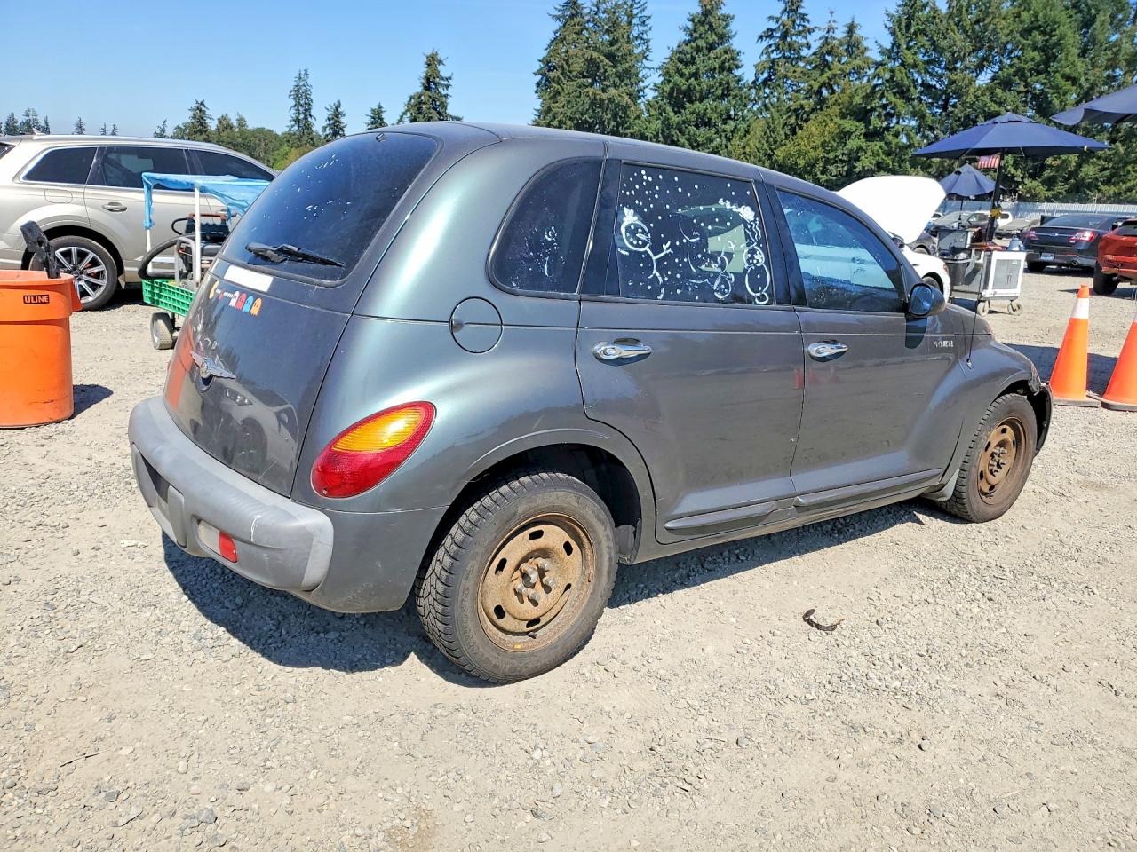 2003 Chrysler Pt Cruiser Classic Gray vin: 3C8FY48B33T538570