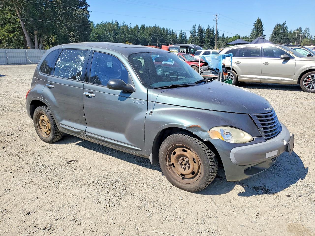 2003 Chrysler Pt Cruiser Classic Gray vin: 3C8FY48B33T538570