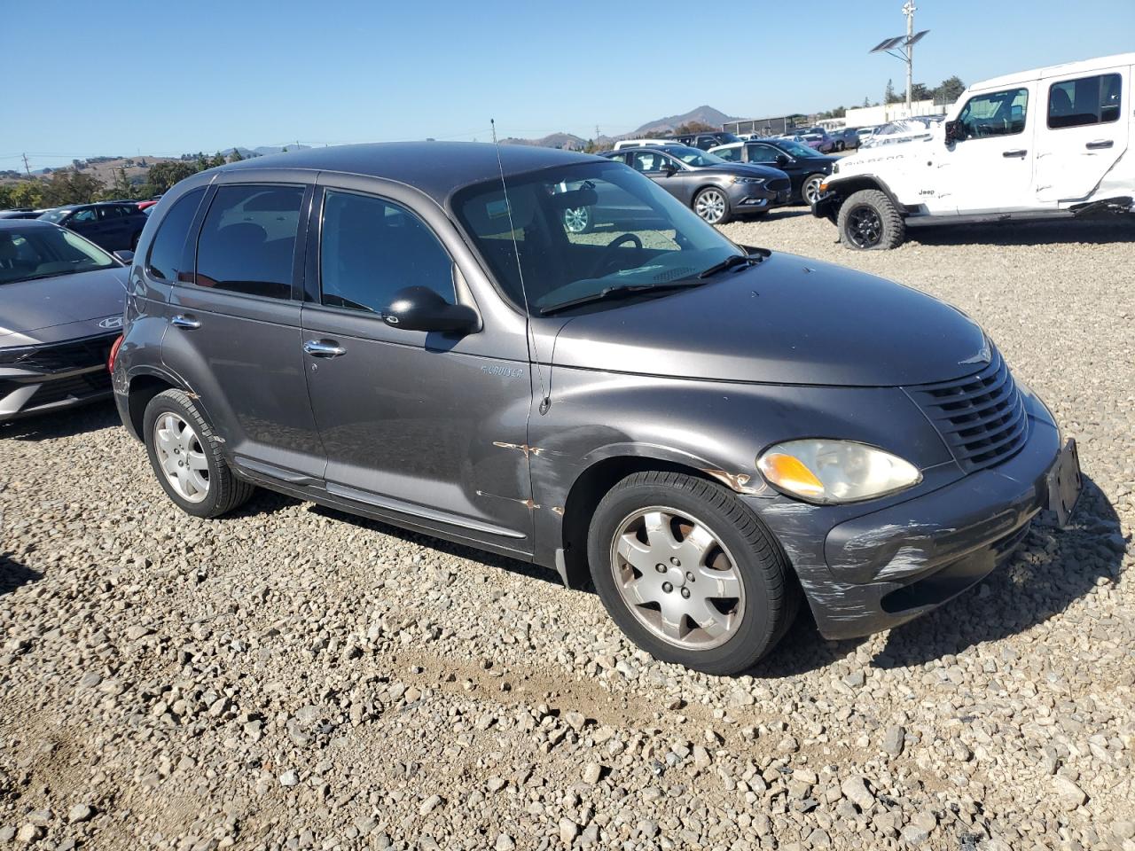 2004 Chrysler Pt Cruiser Серый vin: 3C8FY48B74T229766