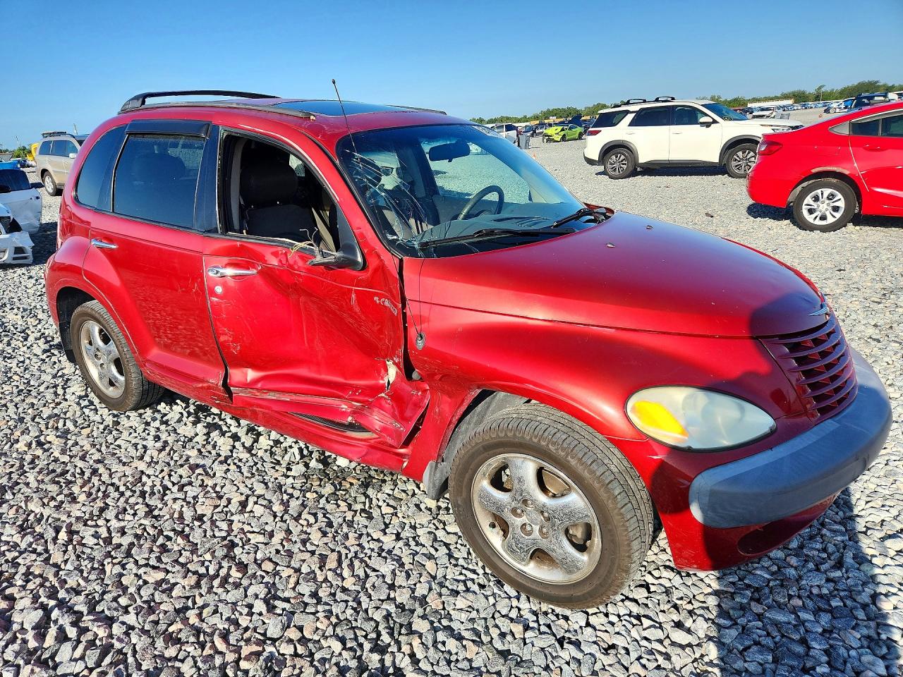 2001 Chrysler Pt Cruiser Красный vin: 3C8FY4BB01T270230
