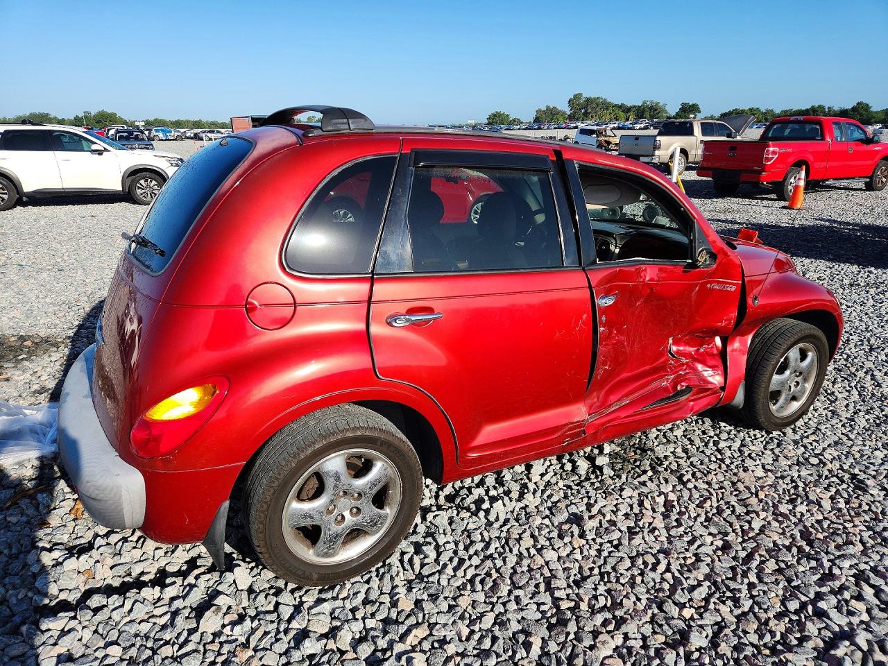 2001 Chrysler Pt Cruiser Красный vin: 3C8FY4BB01T270230