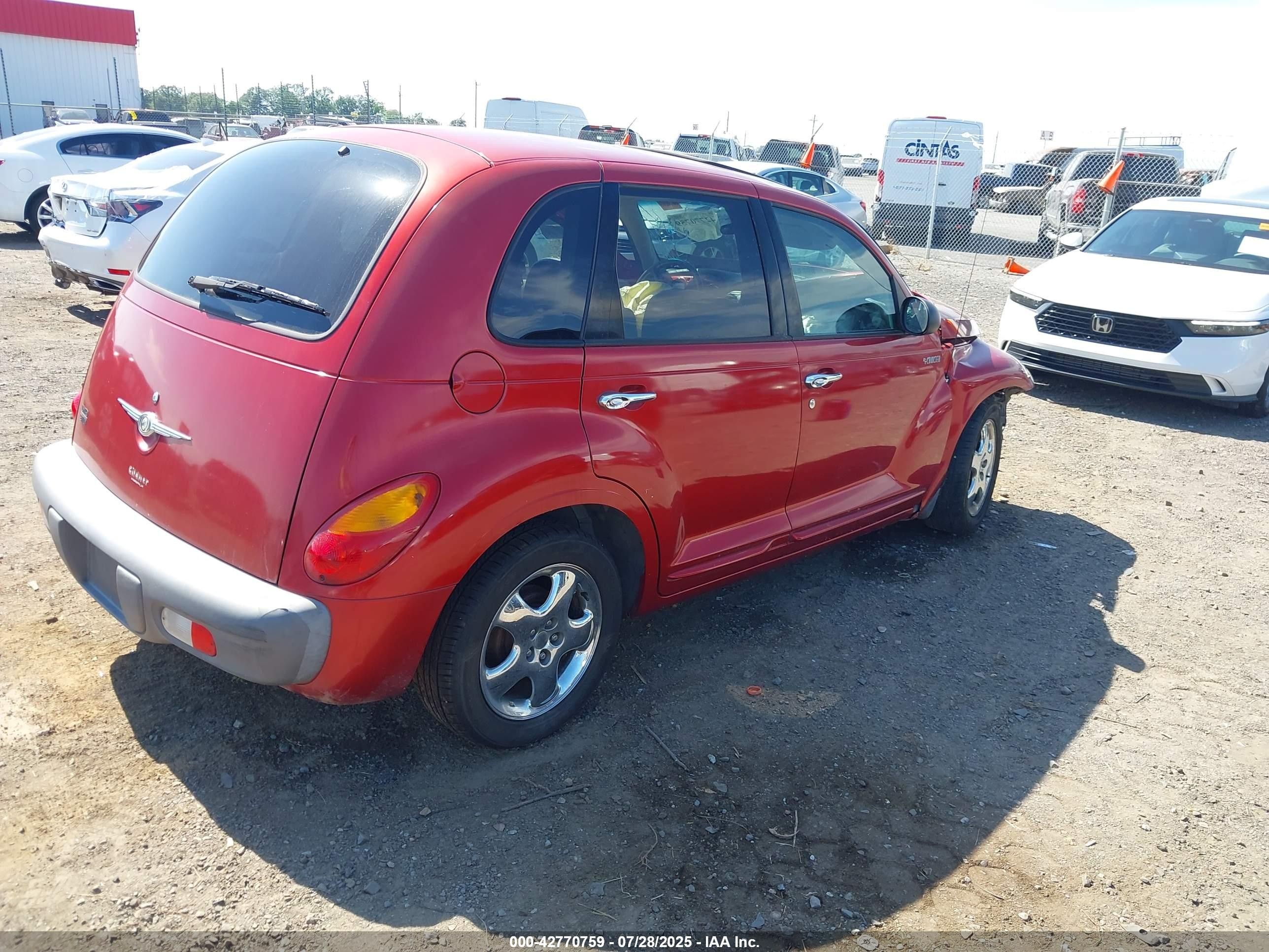 2001 Chrysler Pt Cruiser   Red vin: 3C8FY4BB01T671664