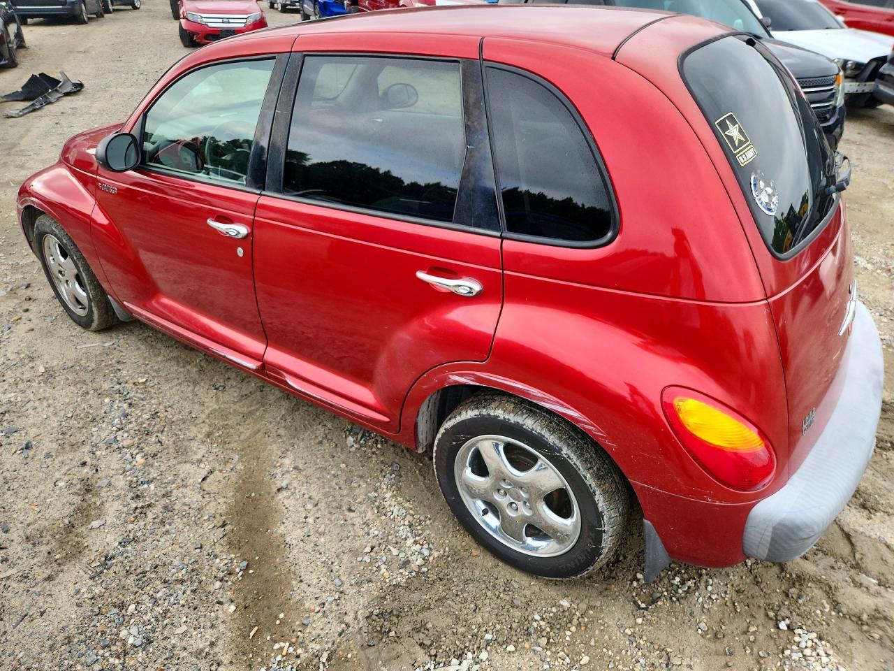 2001 Chrysler Pt Cruiser Red vin: 3C8FY4BB11T590589