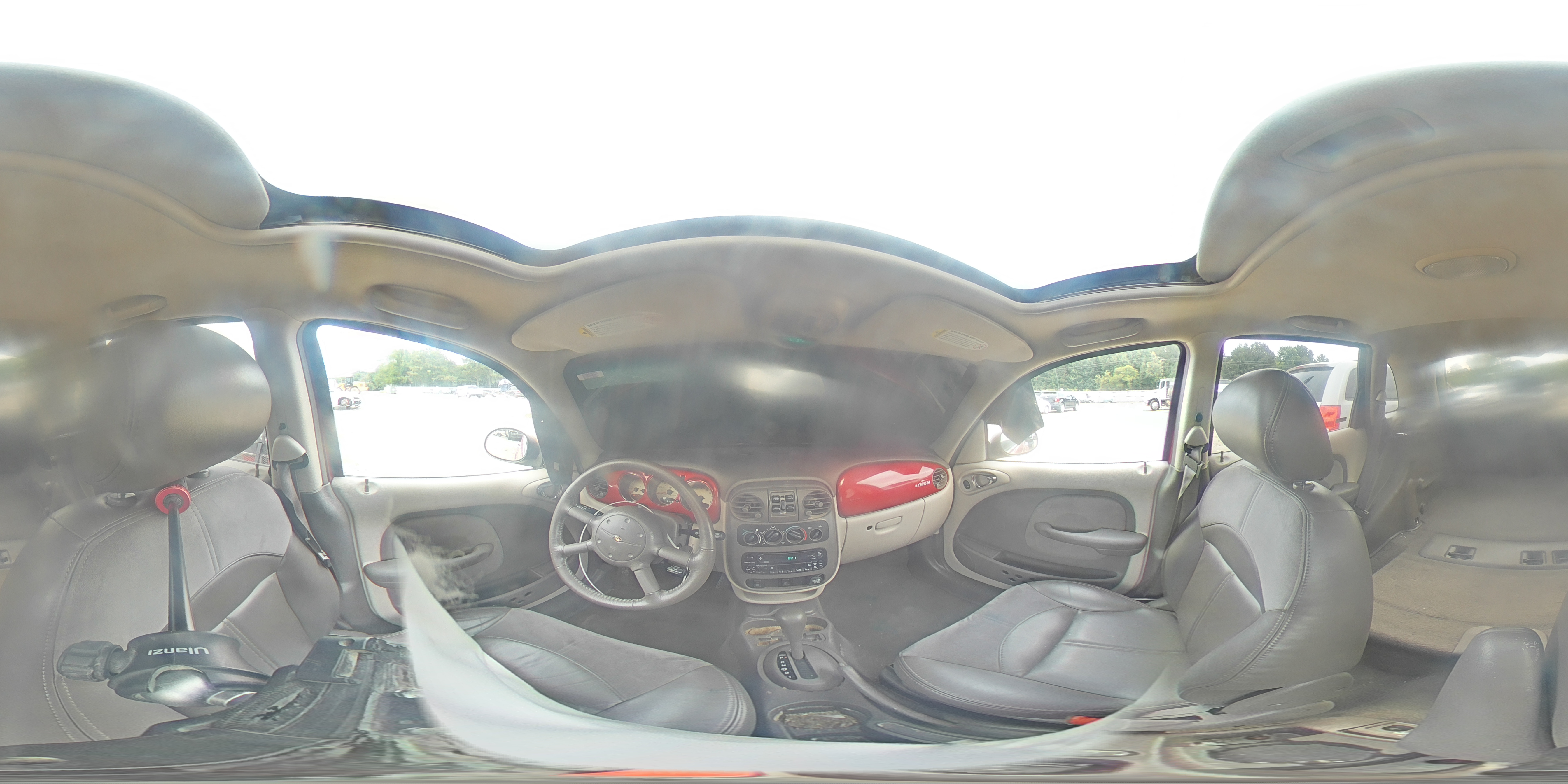 2001 Chrysler Pt Cruiser Red vin: 3C8FY4BB11T590589