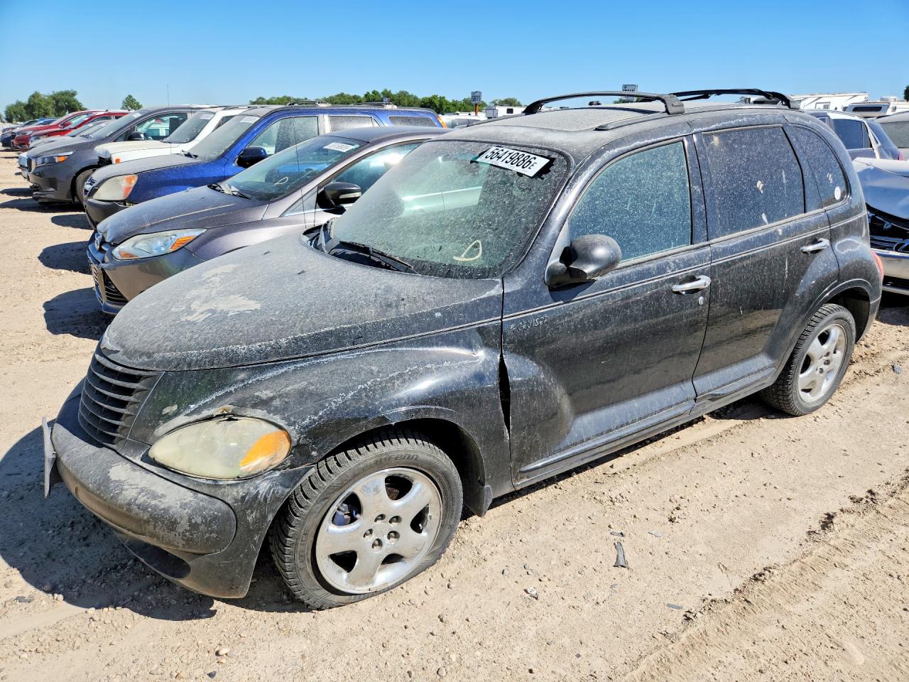 2001 Chrysler Pt Cruiser Black vin: 3C8FY4BB21T625141