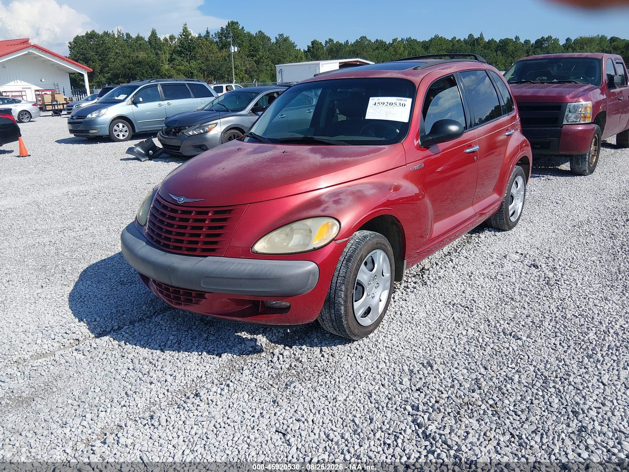 2001 Chrysler Pt Cruiser   Red vin: 3C8FY4BB31T584650