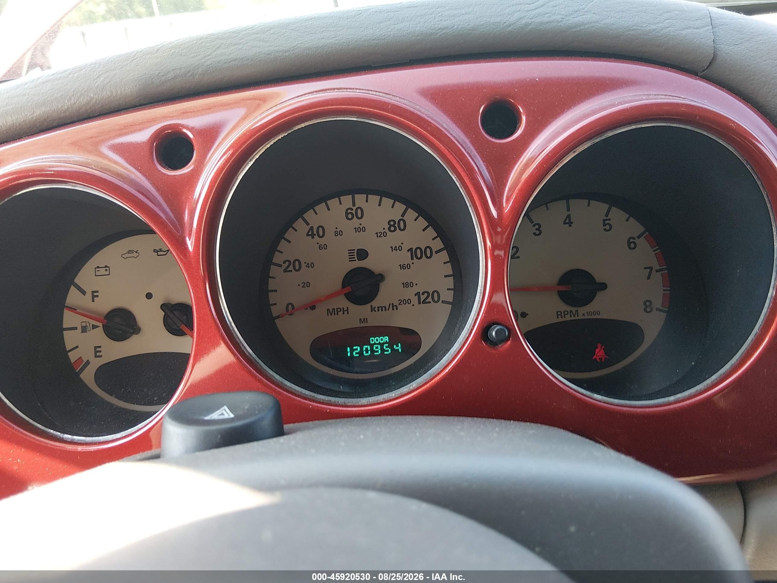 2001 Chrysler Pt Cruiser   Red vin: 3C8FY4BB31T584650
