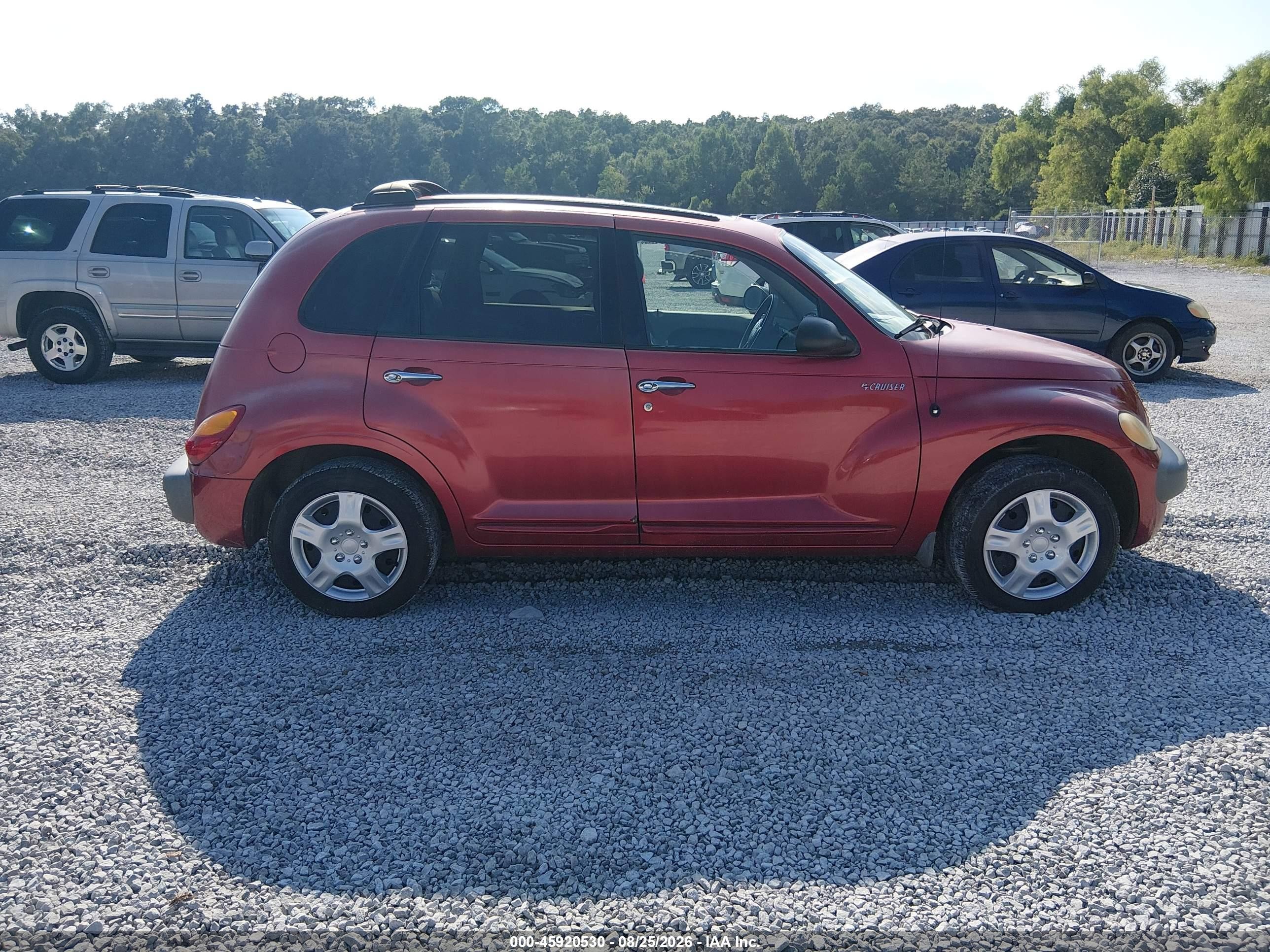 2001 Chrysler Pt Cruiser   Red vin: 3C8FY4BB31T584650