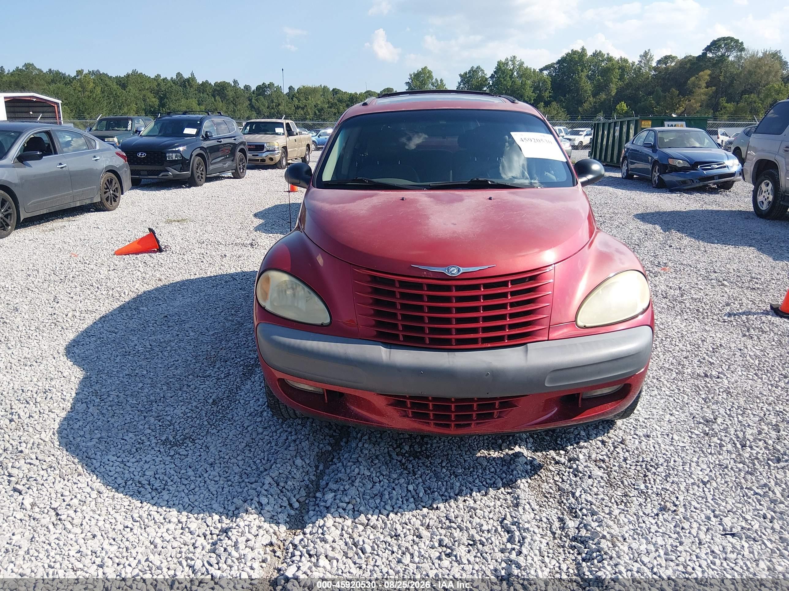 2001 Chrysler Pt Cruiser   Red vin: 3C8FY4BB31T584650