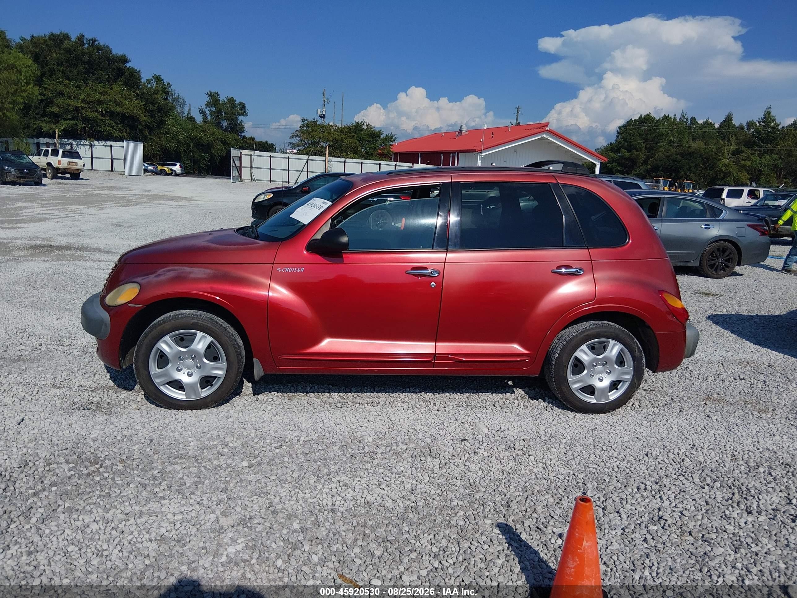 2001 Chrysler Pt Cruiser   Red vin: 3C8FY4BB31T584650