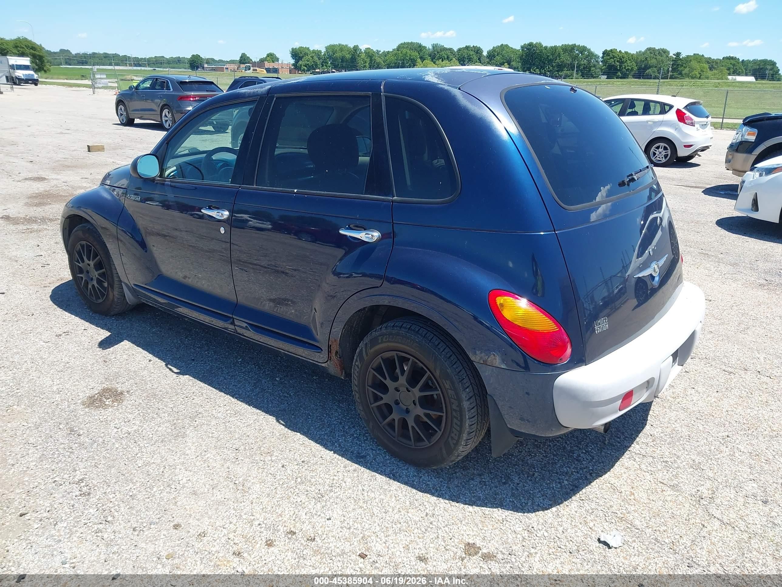 2001 Chrysler Pt Cruiser   Blue vin: 3C8FY4BB31T649996