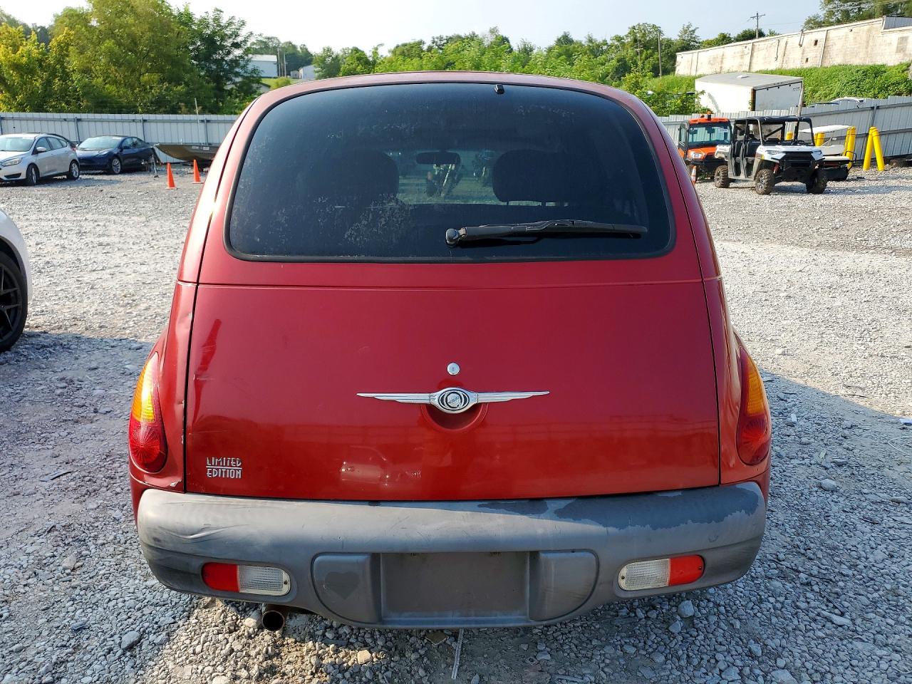 2001 Chrysler Pt Cruiser Red vin: 3C8FY4BB31T658262