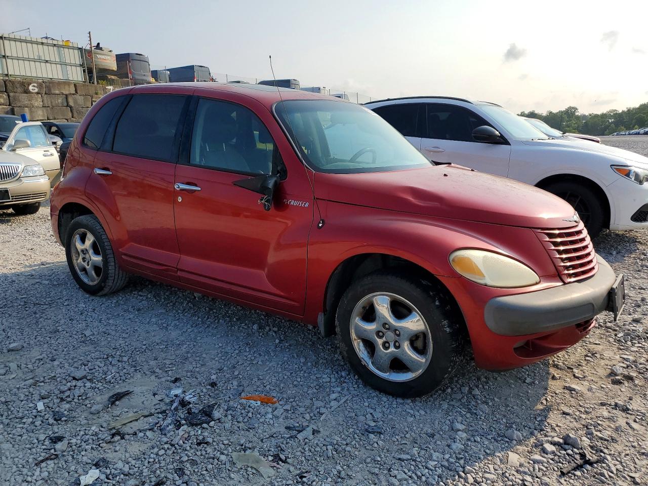 2001 Chrysler Pt Cruiser Red vin: 3C8FY4BB31T658262