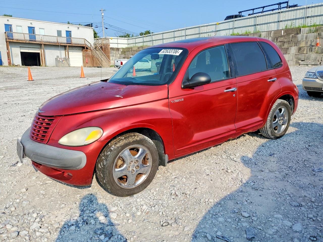 2001 Chrysler Pt Cruiser Red vin: 3C8FY4BB31T658262