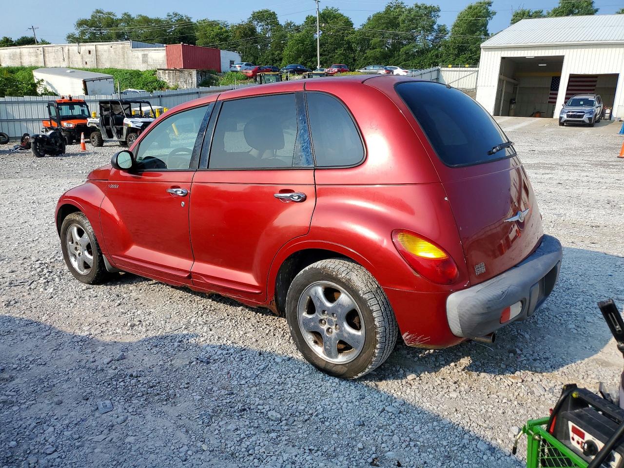 2001 Chrysler Pt Cruiser Red vin: 3C8FY4BB31T658262