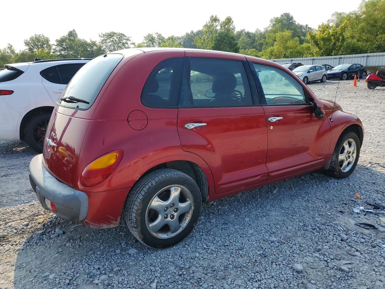 2001 Chrysler Pt Cruiser Red vin: 3C8FY4BB31T658262