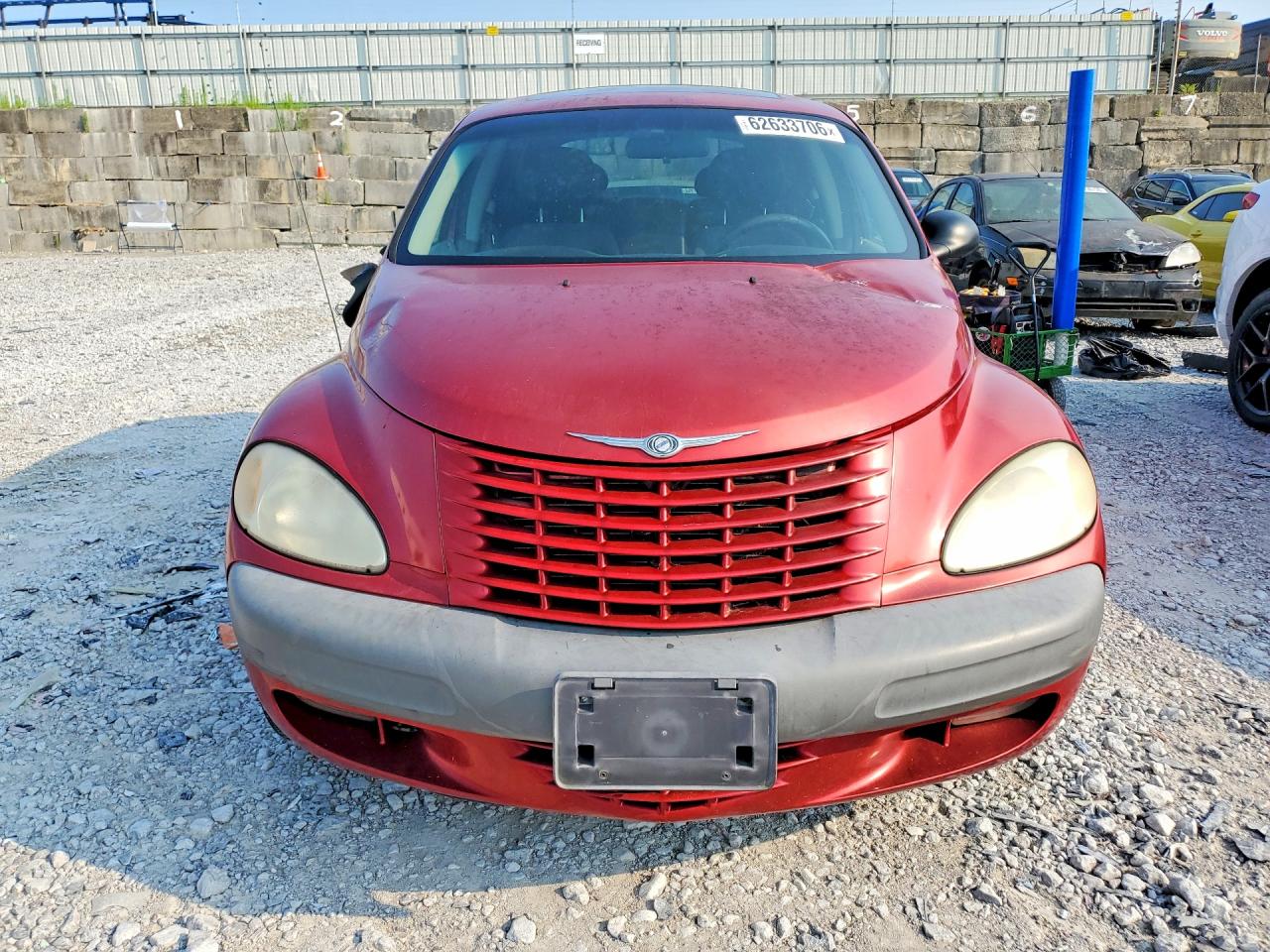 2001 Chrysler Pt Cruiser Red vin: 3C8FY4BB31T658262