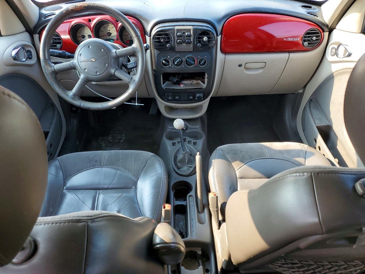 2001 Chrysler Pt Cruiser Red vin: 3C8FY4BB31T658262