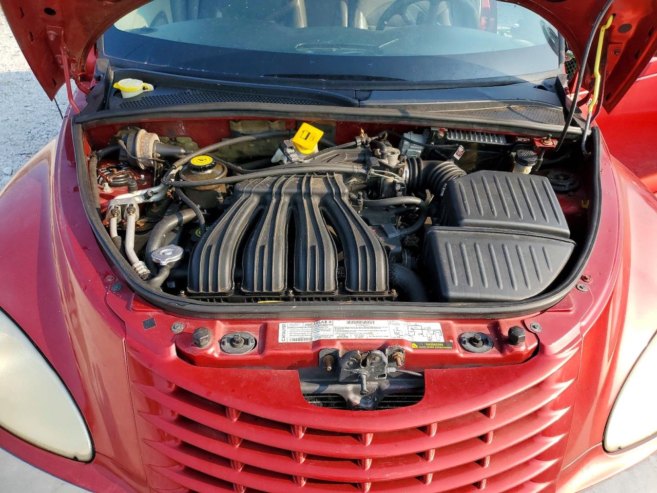 2001 Chrysler Pt Cruiser Red vin: 3C8FY4BB31T658262
