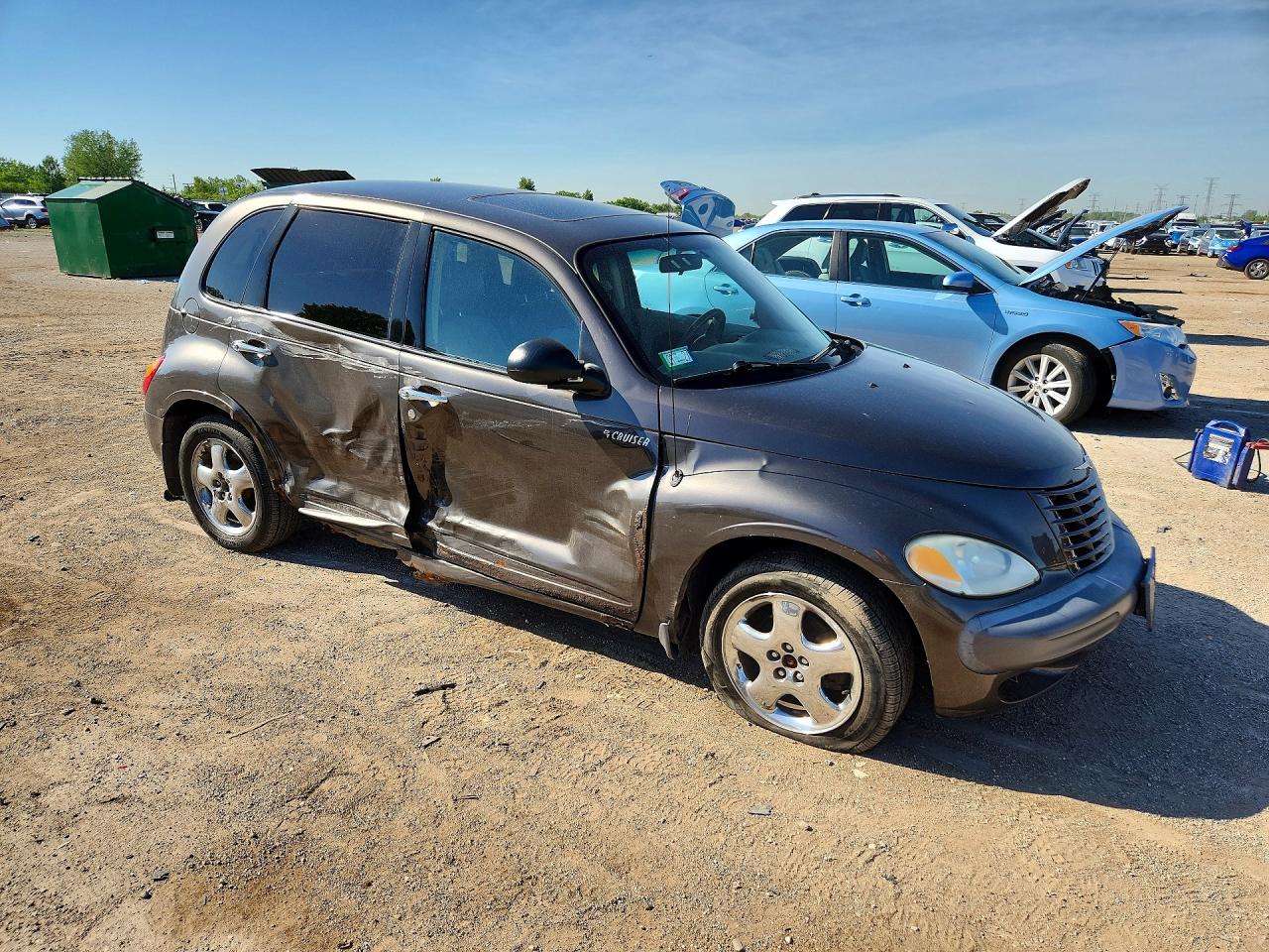 2001 Chrysler Pt Cruiser Gray vin: 3C8FY4BB31T698731