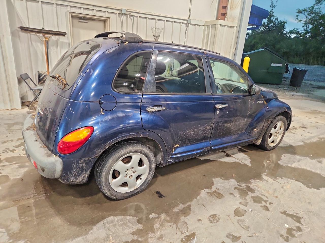 2001 Chrysler Pt Cruiser Blue vin: 3C8FY4BB31T698793