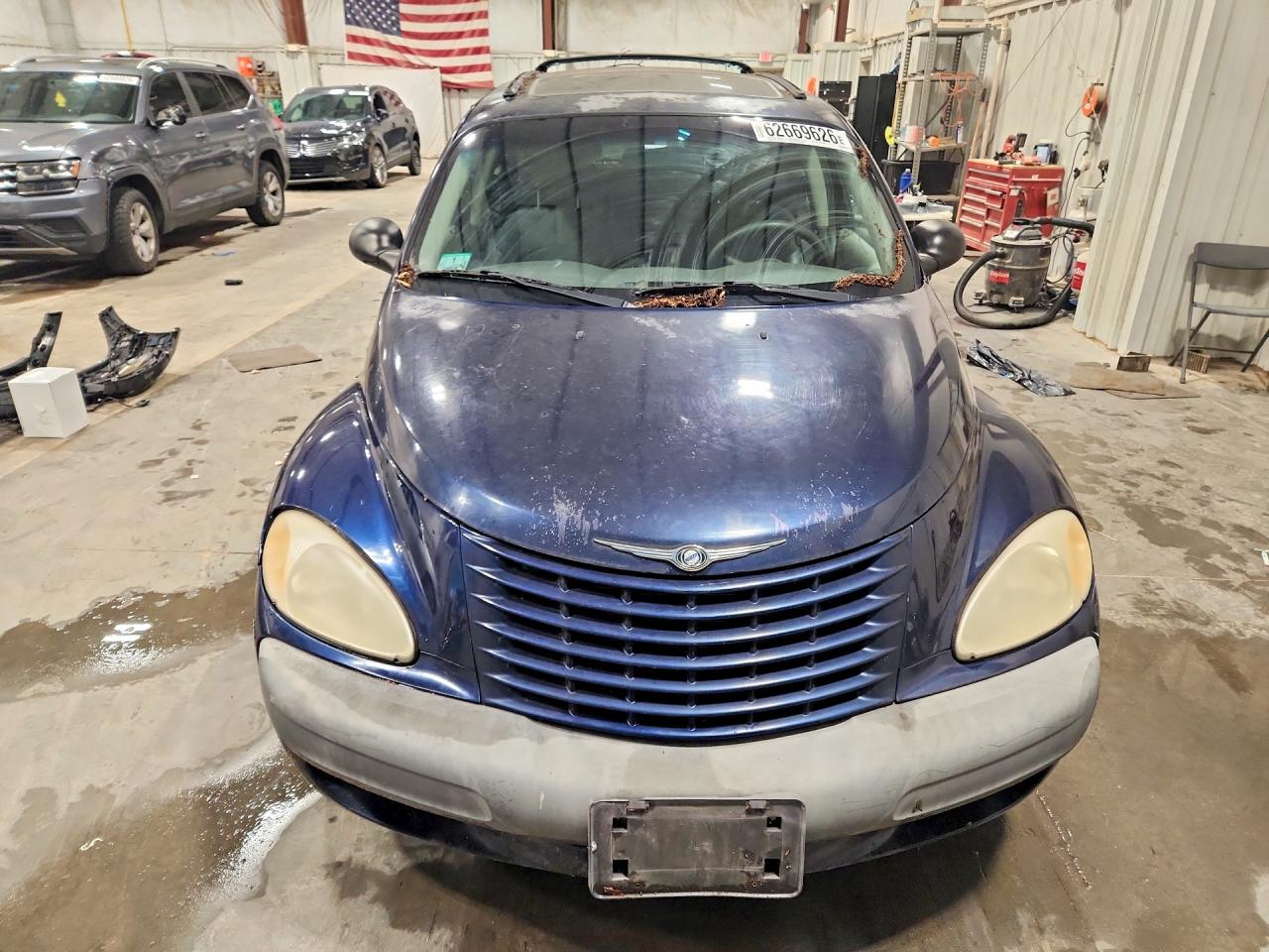 2001 Chrysler Pt Cruiser Blue vin: 3C8FY4BB31T698793