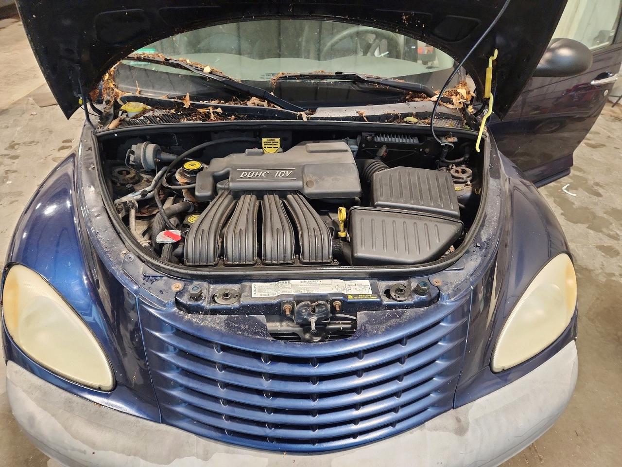 2001 Chrysler Pt Cruiser Blue vin: 3C8FY4BB31T698793