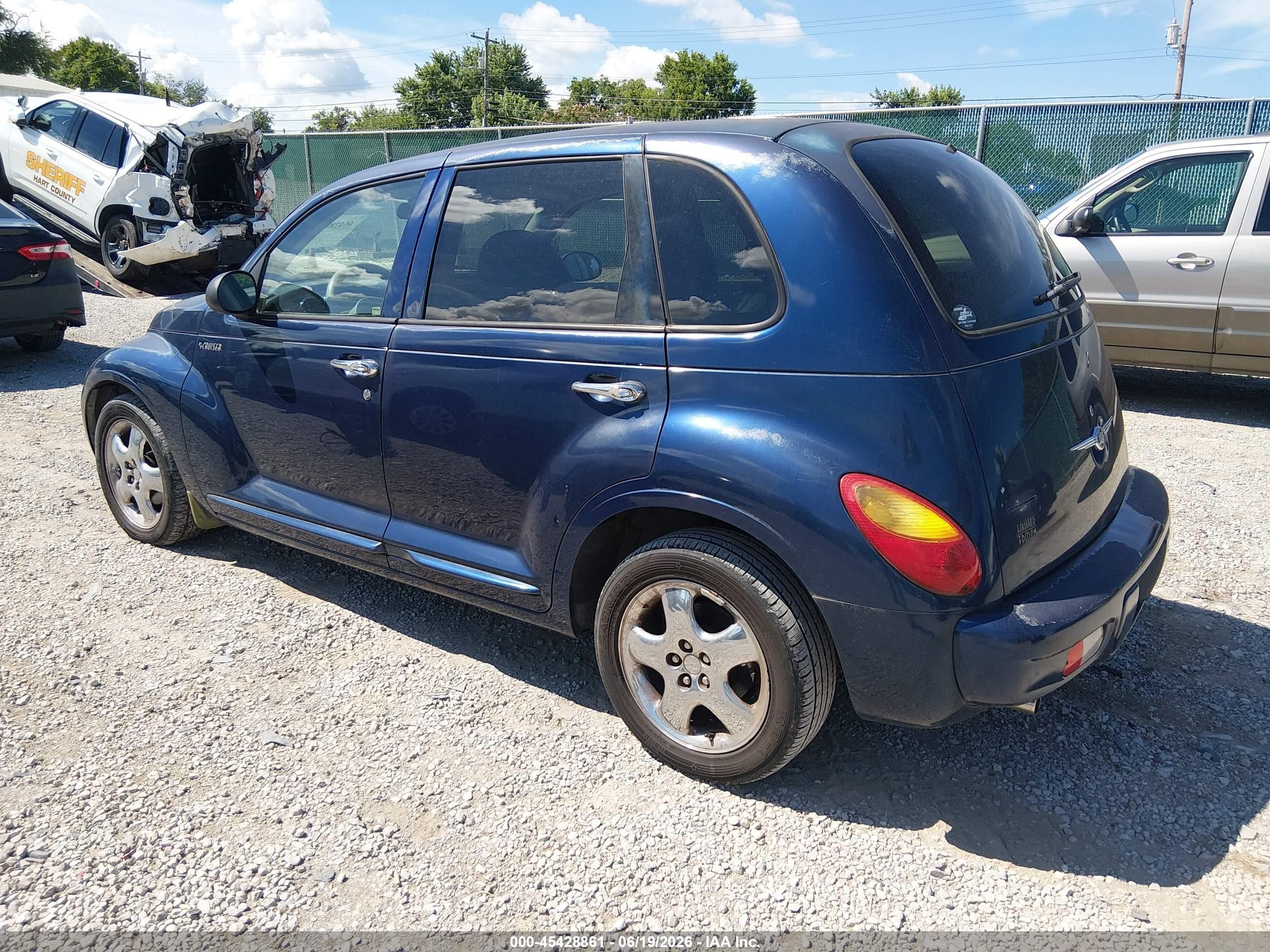 2001 Chrysler Pt Cruiser   Blue vin: 3C8FY4BB41T292294