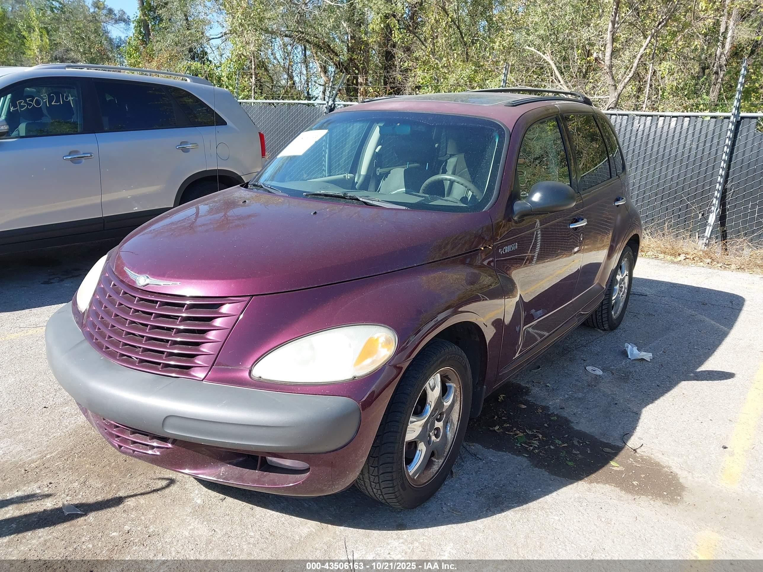 2001 Chrysler Pt Cruiser   Purple vin: 3C8FY4BB41T320806