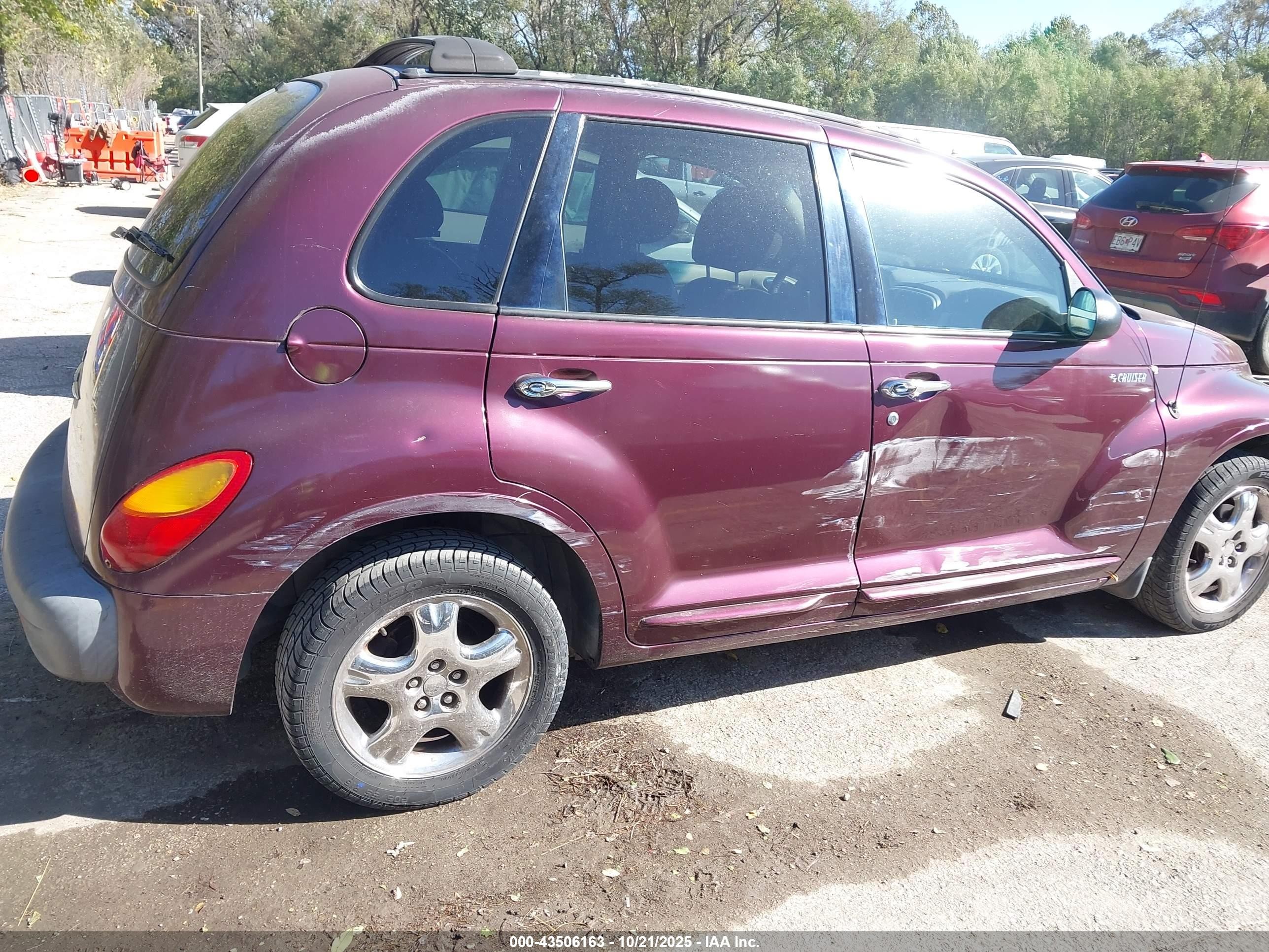 2001 Chrysler Pt Cruiser   Purple vin: 3C8FY4BB41T320806