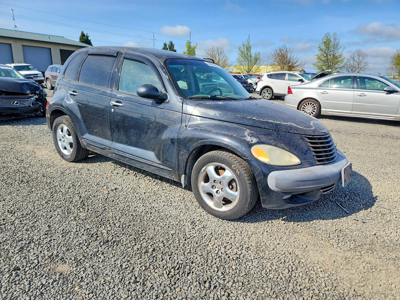 2001 Chrysler Pt Cruiser Black vin: 3C8FY4BB41T517412