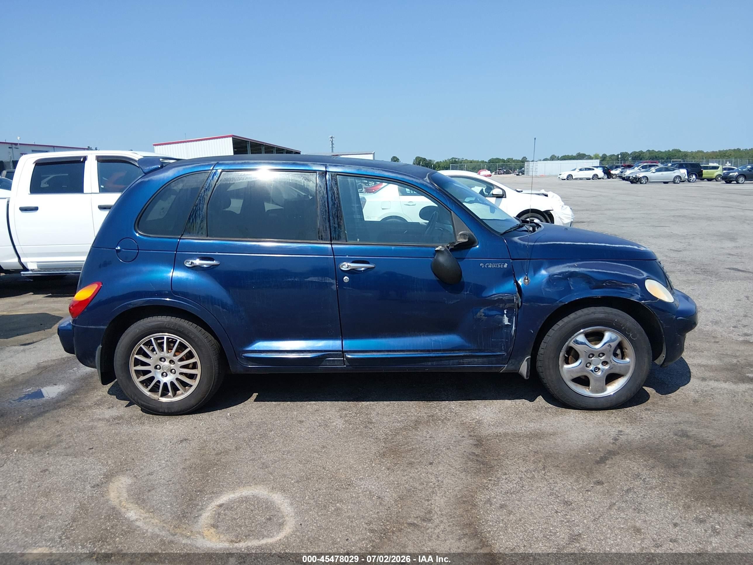 2001 Chrysler Pt Cruiser   Синий vin: 3C8FY4BB51T284611