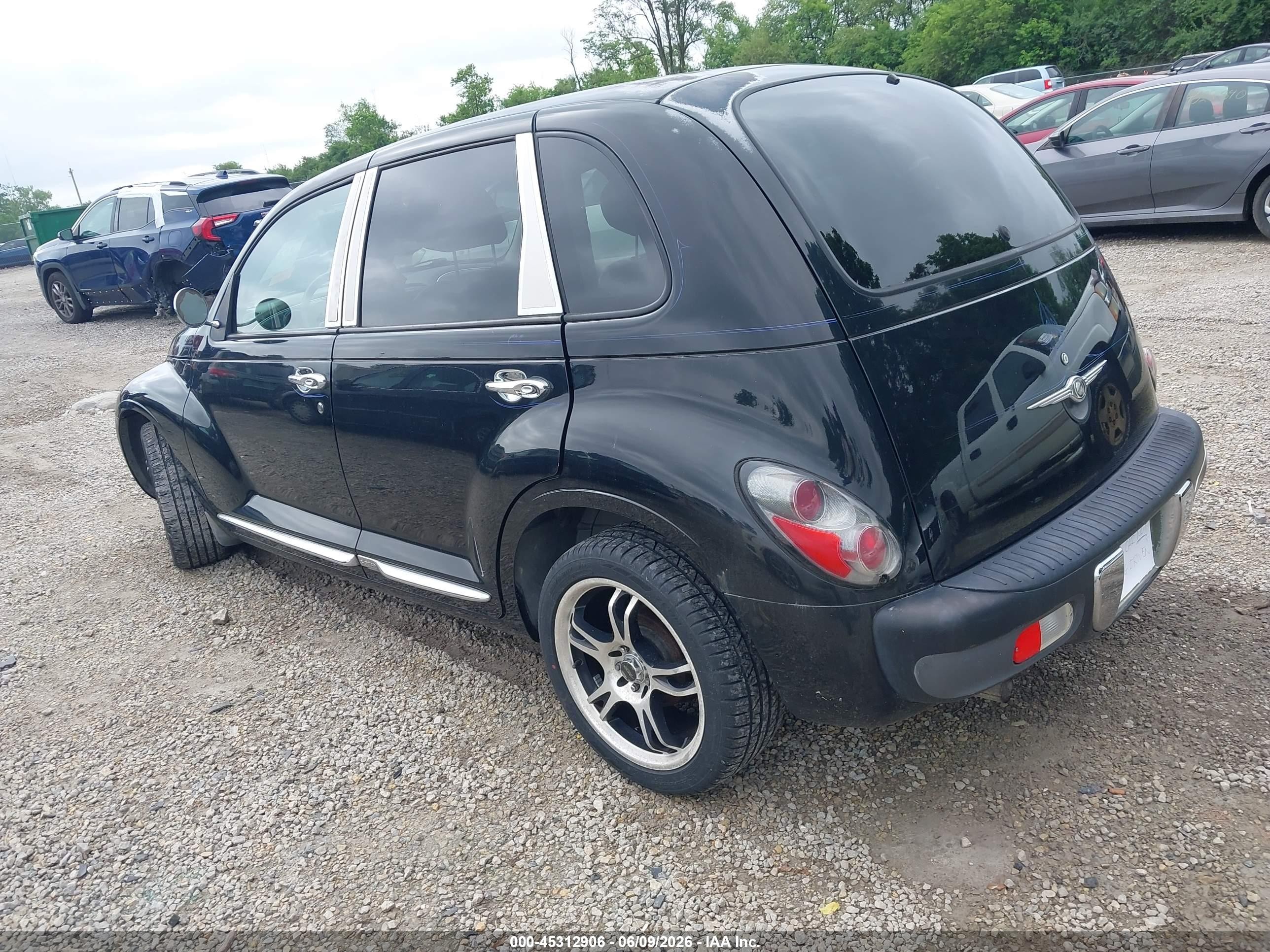 2001 Chrysler Pt Cruiser Black vin: 3C8FY4BB51T501669