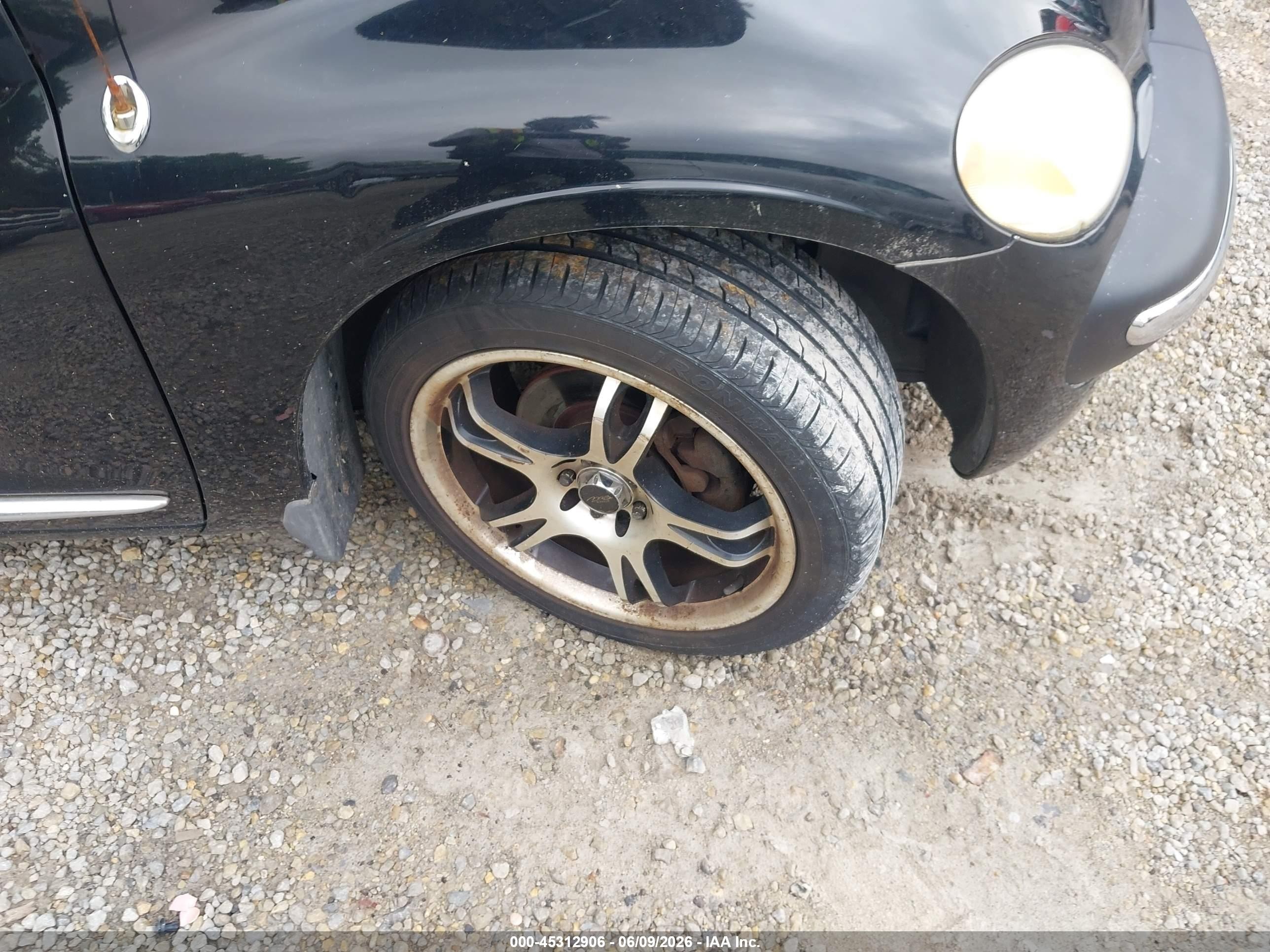 2001 Chrysler Pt Cruiser Black vin: 3C8FY4BB51T501669
