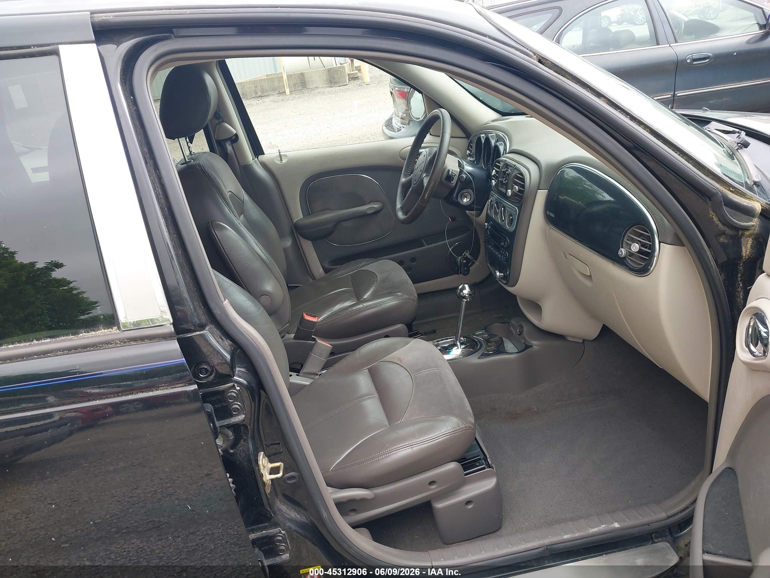 2001 Chrysler Pt Cruiser Black vin: 3C8FY4BB51T501669