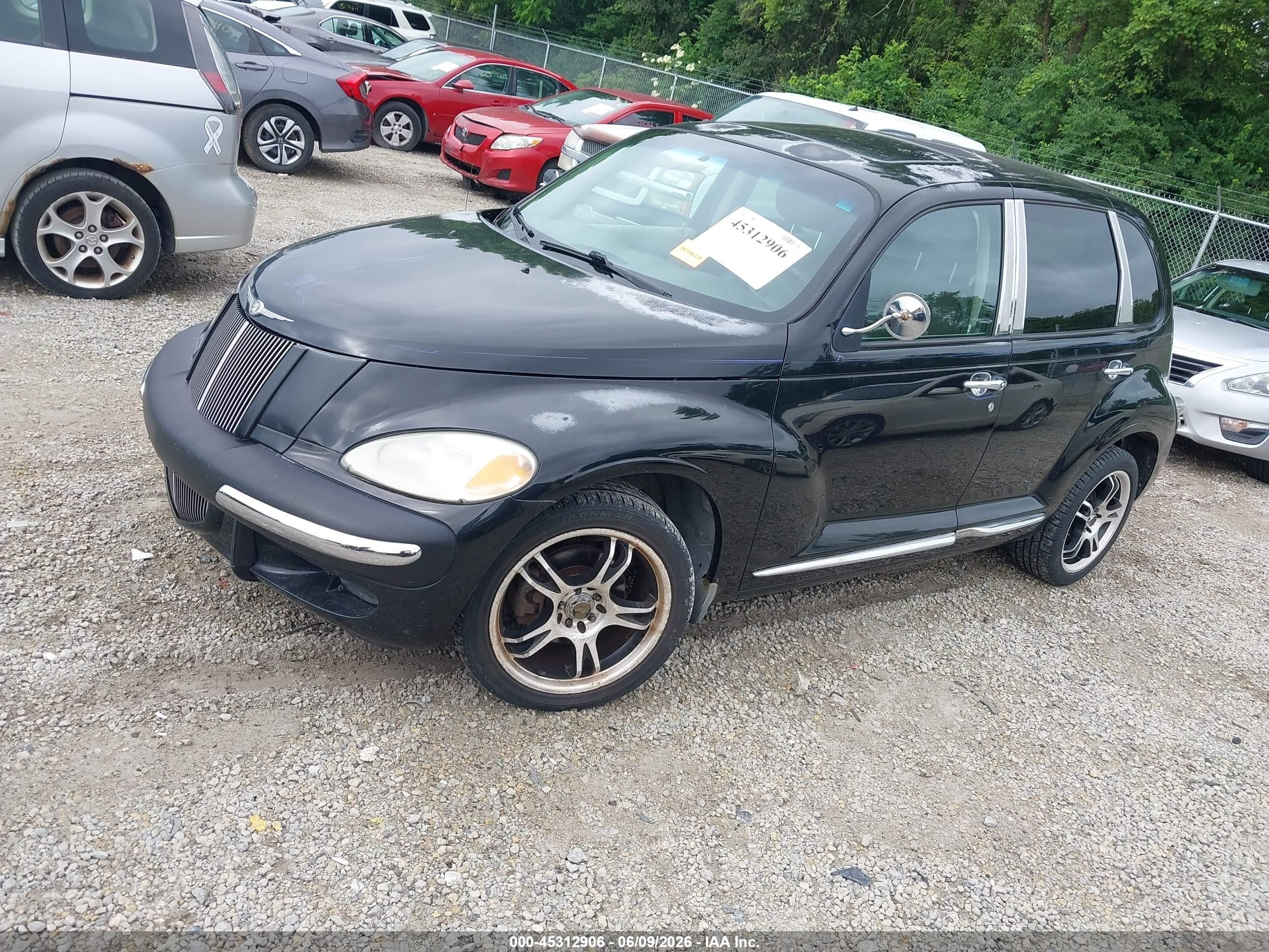 2001 Chrysler Pt Cruiser Black vin: 3C8FY4BB51T501669
